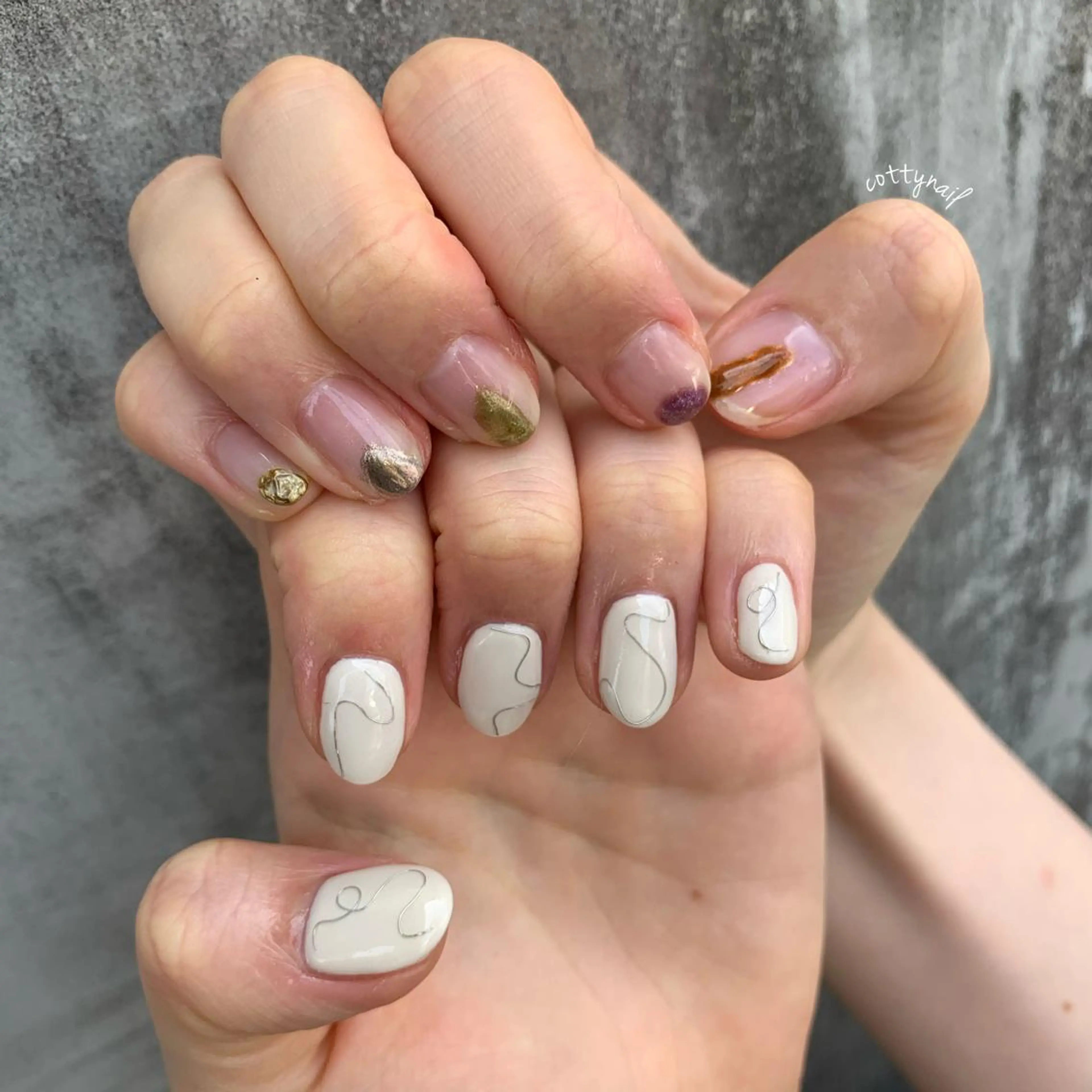 ネイル アートネイル ジェルネイル ニュアンスネイル cottynail -miki-のその他イメージ