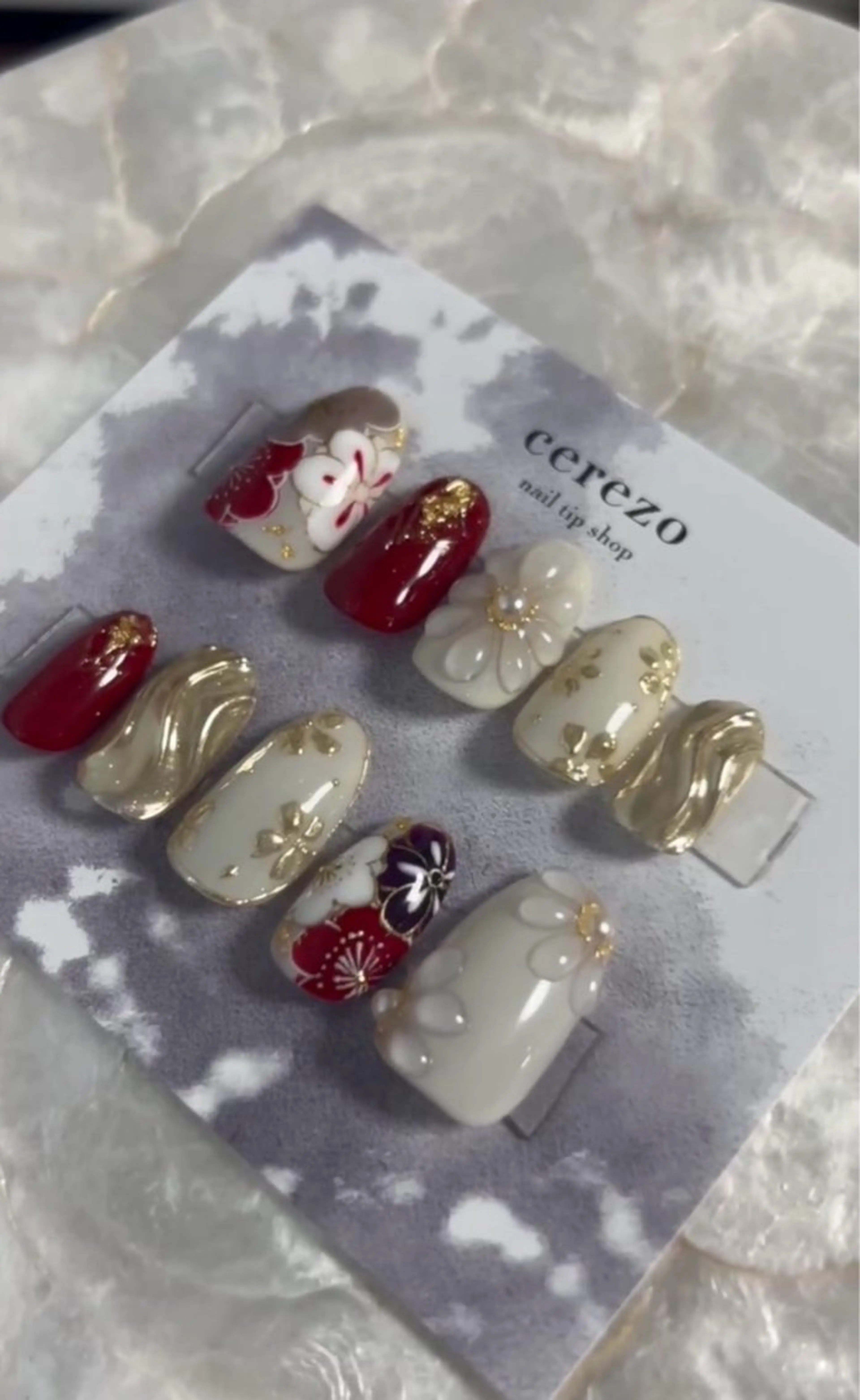 ネイルチップオーダーの写真