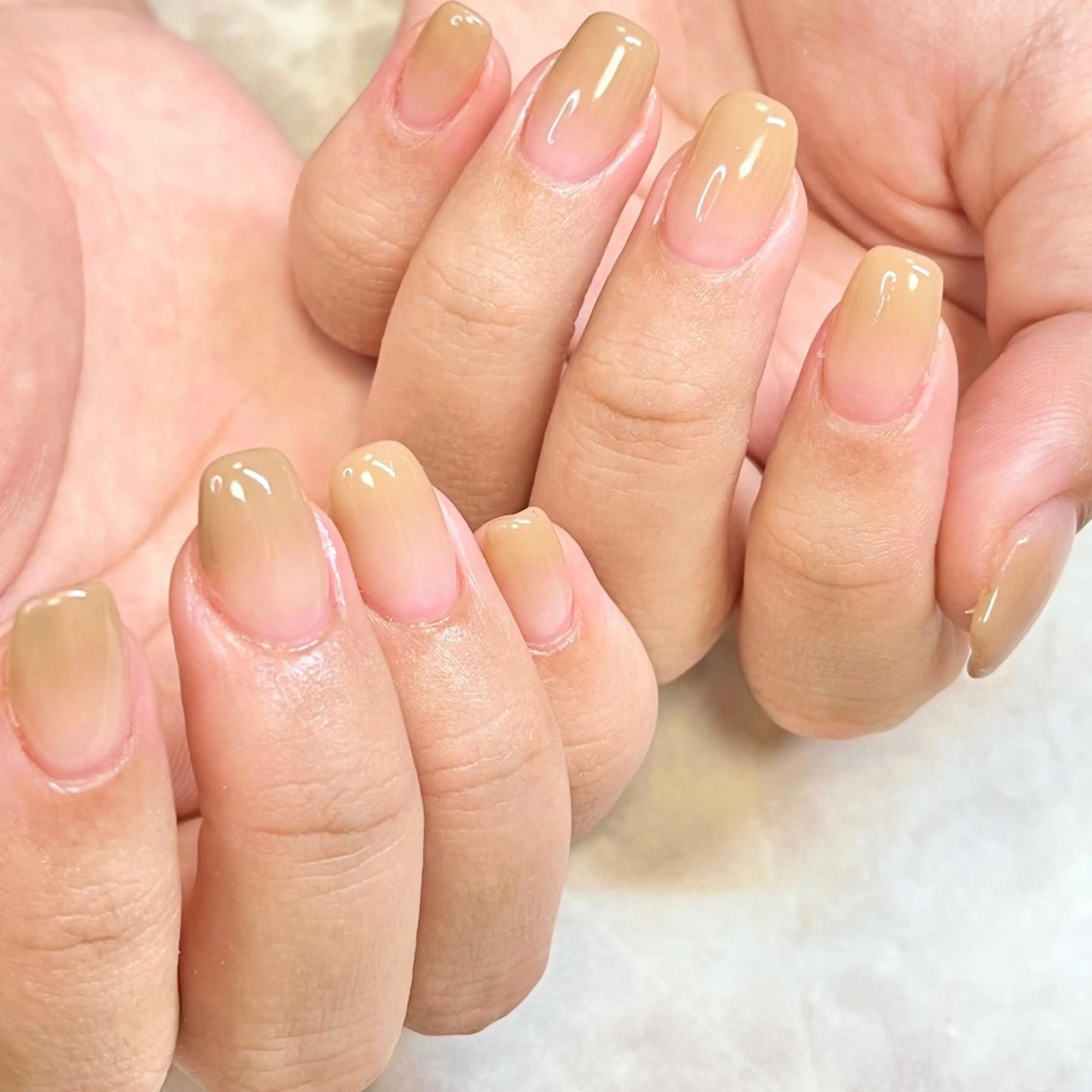 ネイル グラデーション シンプルネイル ハンドネイル Nail Rinonのネイルデザイン