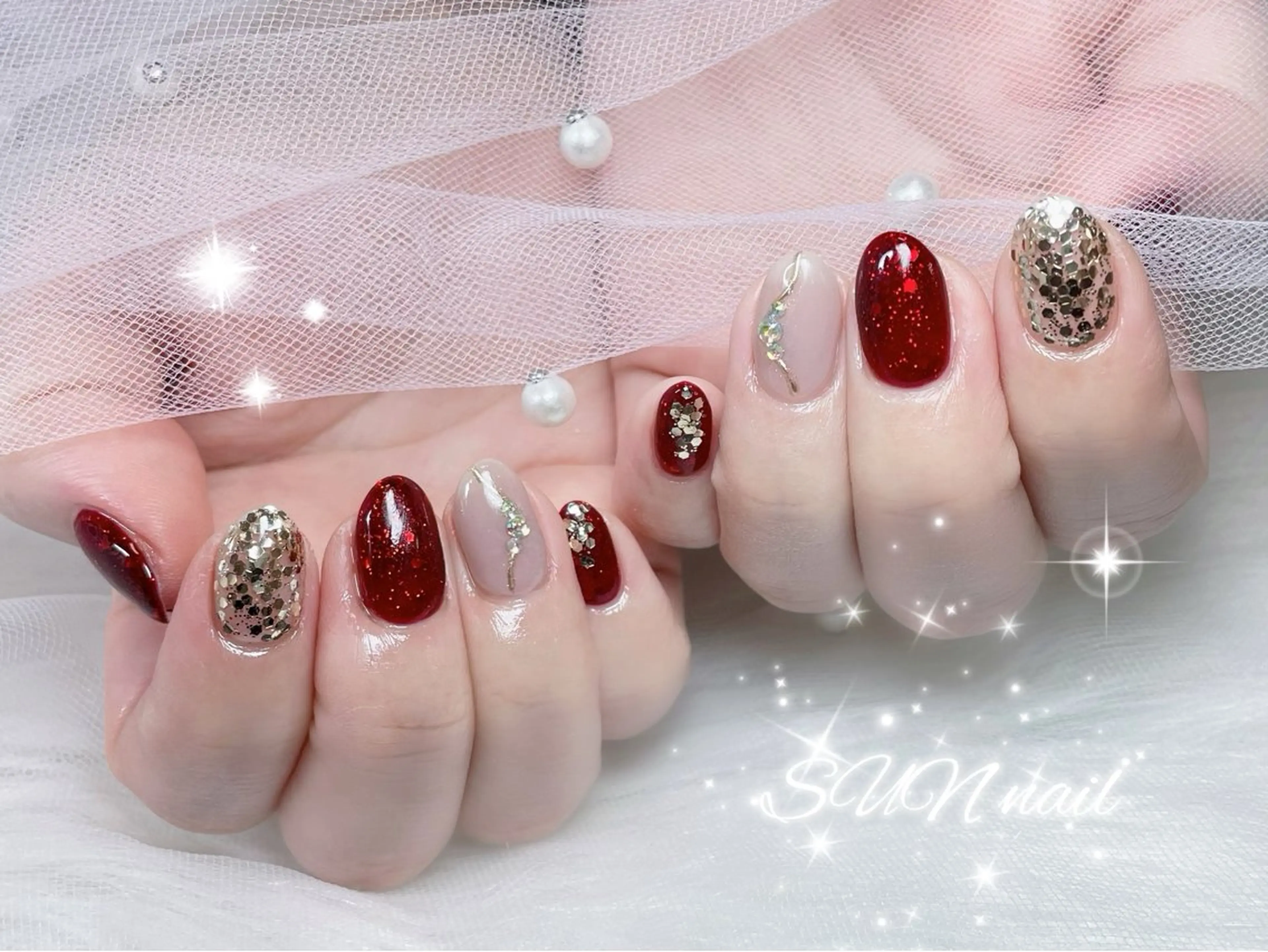 ネイル SUN nail上本町のネイルデザイン