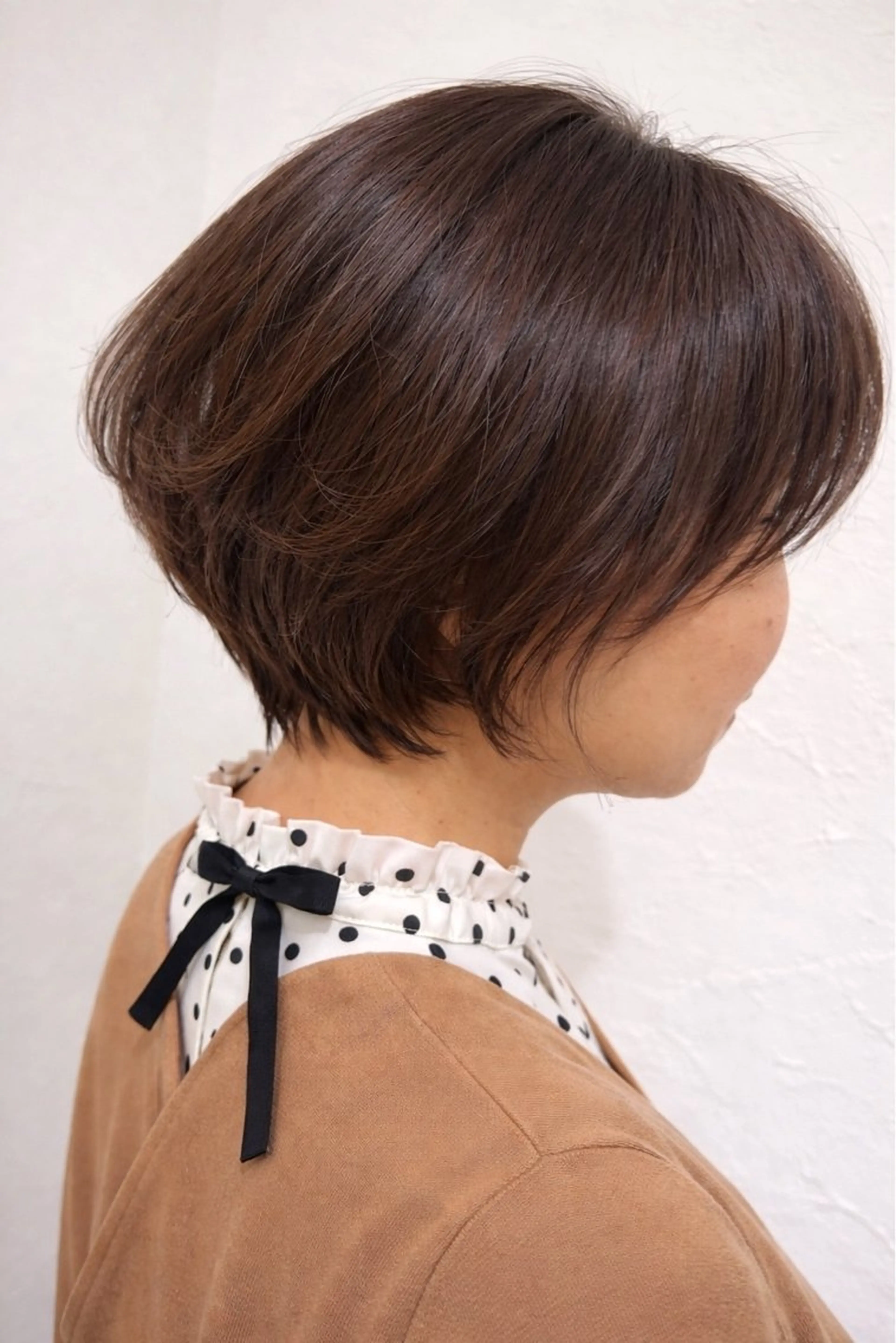 ショート カラー ショートボブ 丸みショート ボブ 似合わせカット ショートヘア カット ヘアカラー 中原由貴 /WILLOW京橋のヘアスタイル