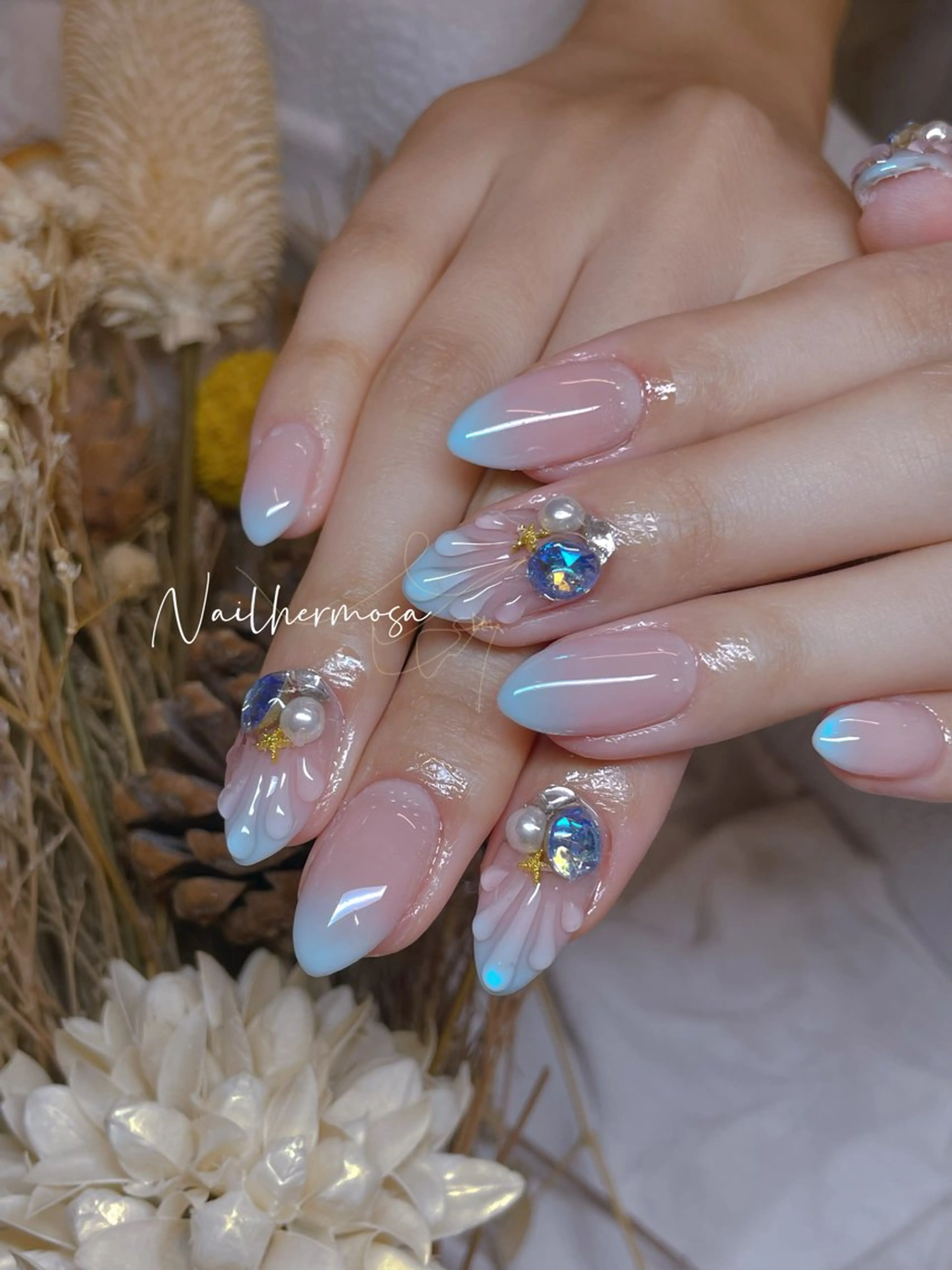 ネイル 長さ出し フラッシュネイル フットネイル ジェルネイル マグネットネイル ハンドネイル ネイル エルモサのネイルデザイン