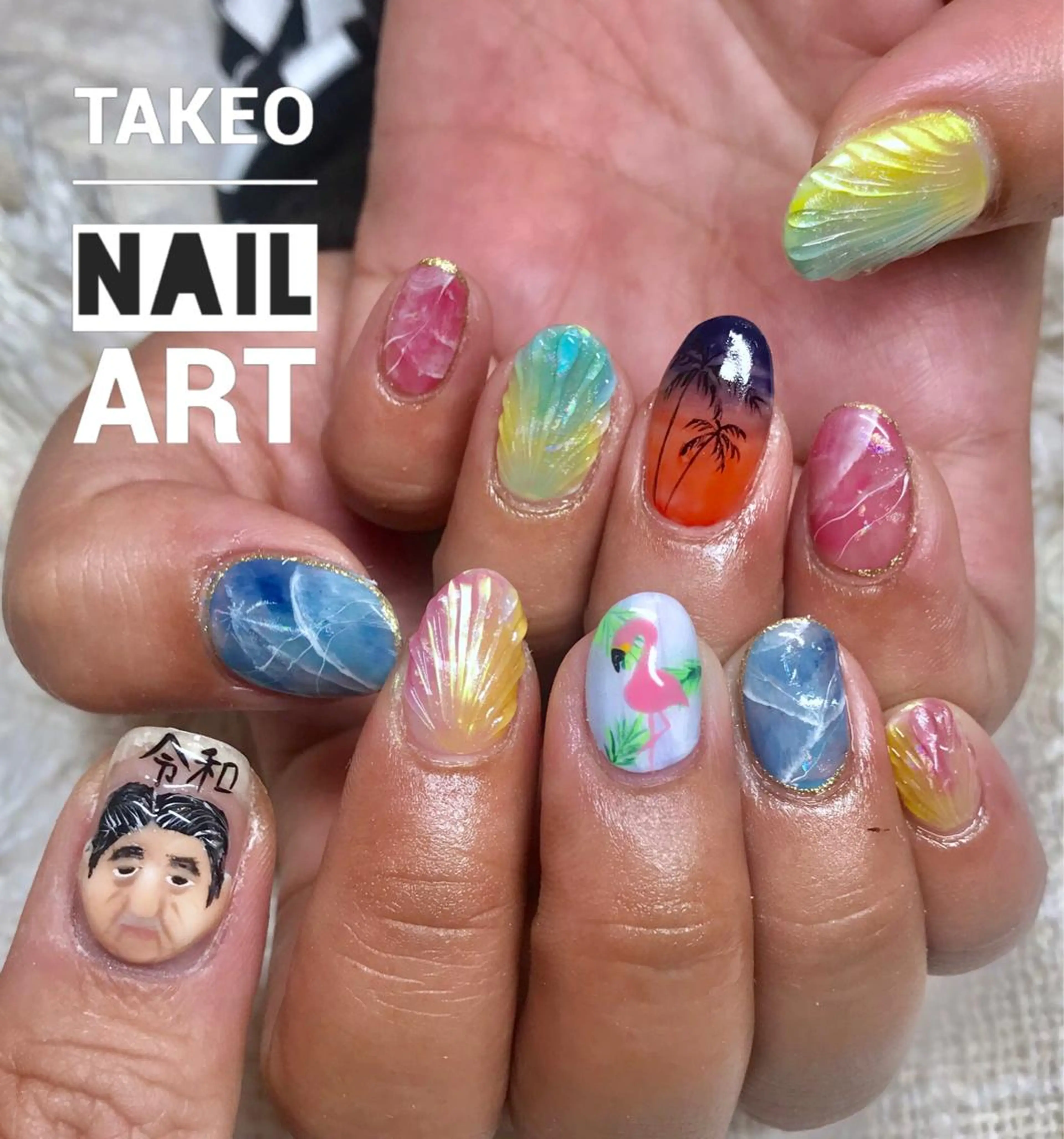 ショート ネイル nail&eye Aoのマツエク・マツパデザイン