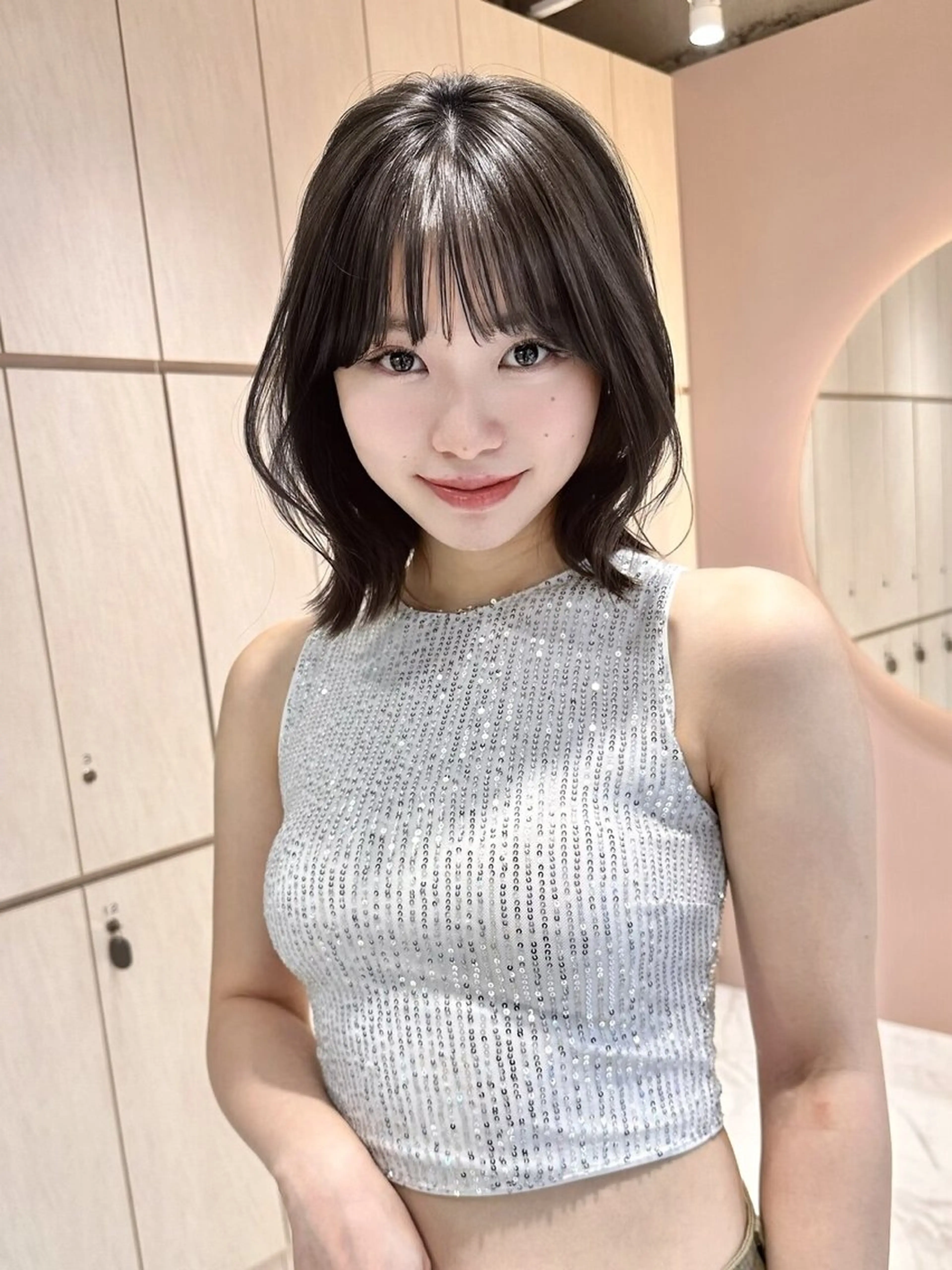 ミディアム ヘアアレンジ カット 縮毛矯正 美髪矯正🫧/ 吉田こうすけのヘアスタイル