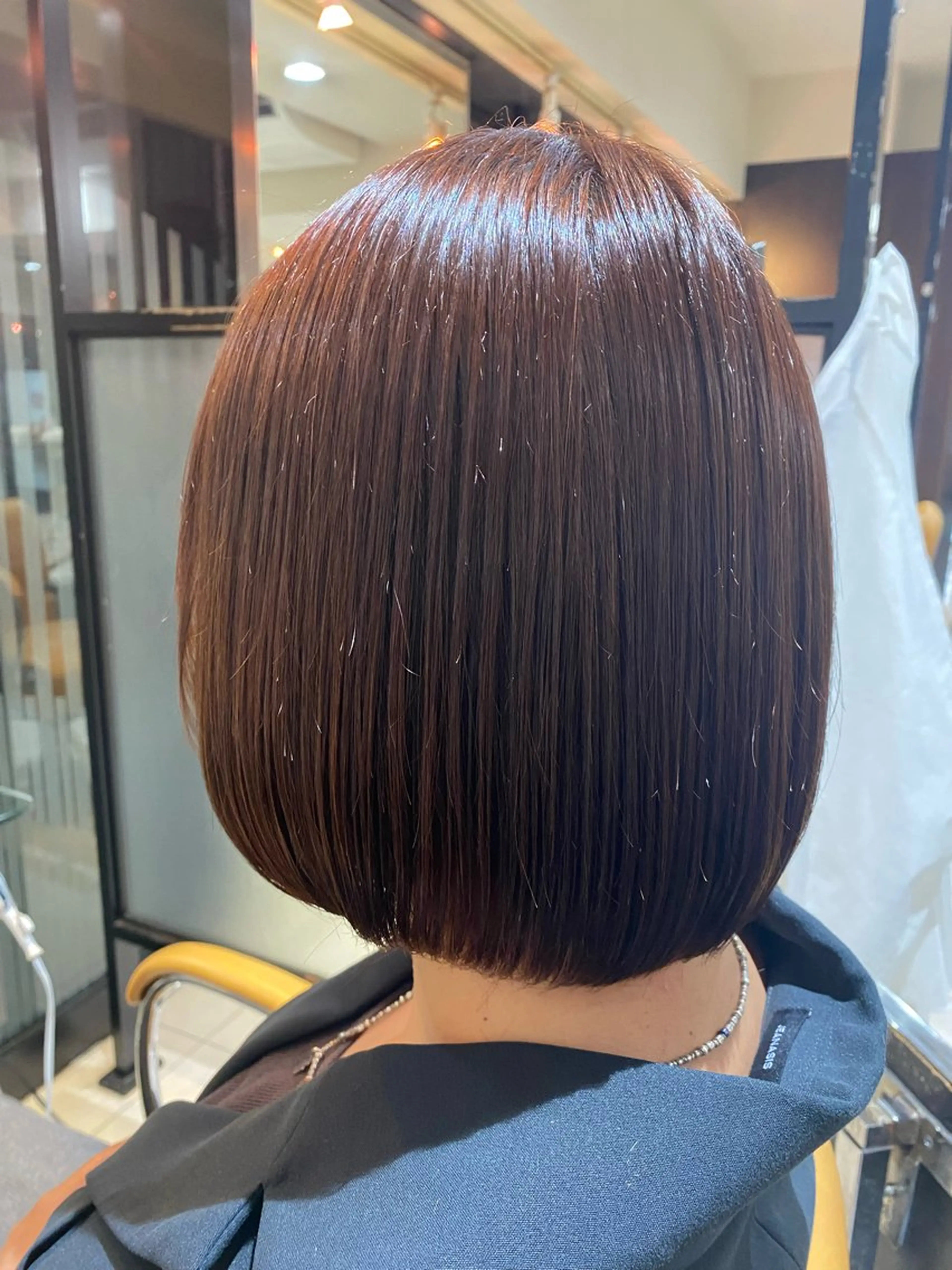 ショート 縮毛矯正 マッシュウルフ ボブ Hirotoのヘアスタイル