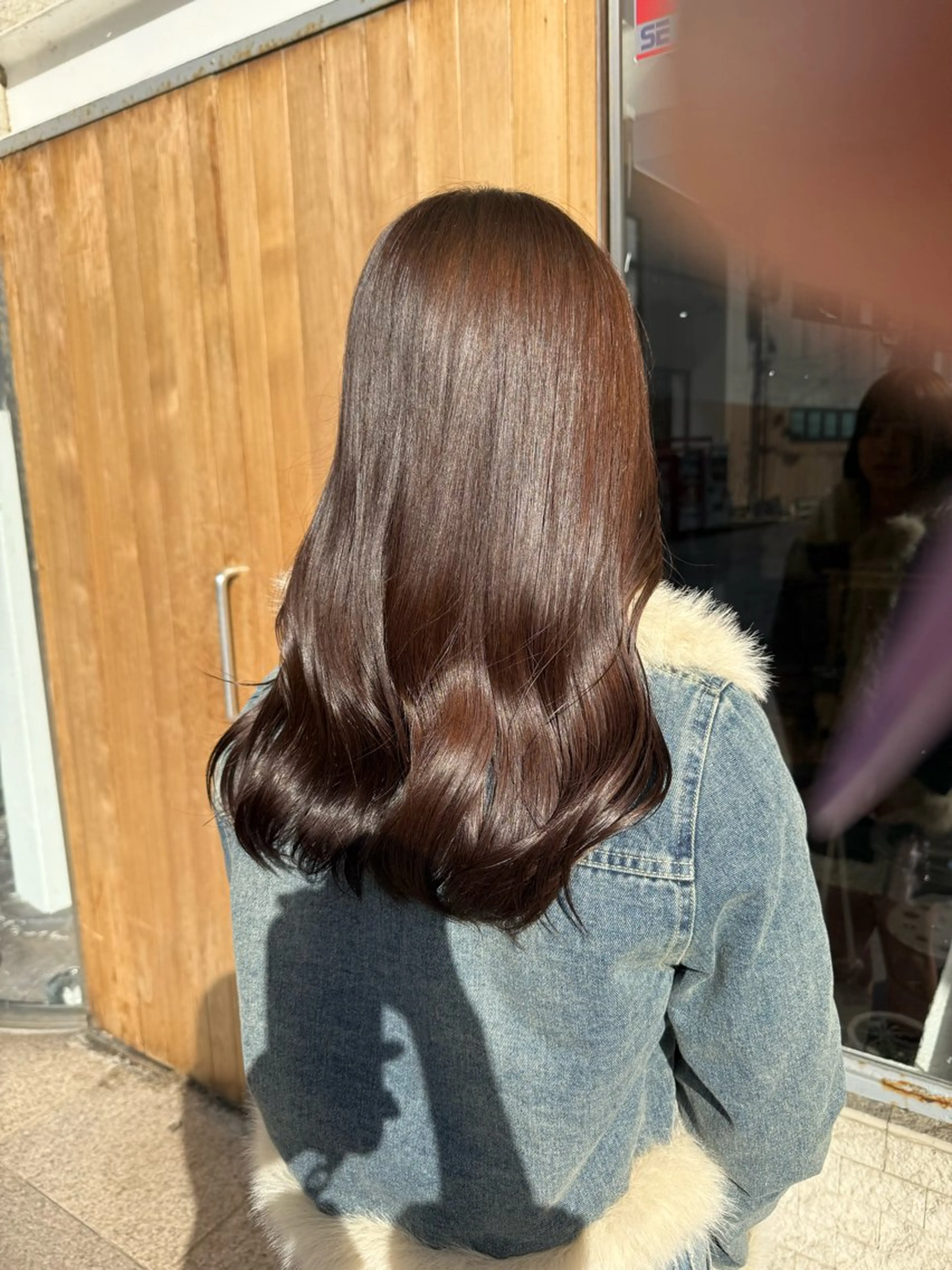 ロング カラー カット ヘアカラー 伶風/ボブ/ ヘーゼルベージュのヘアスタイル