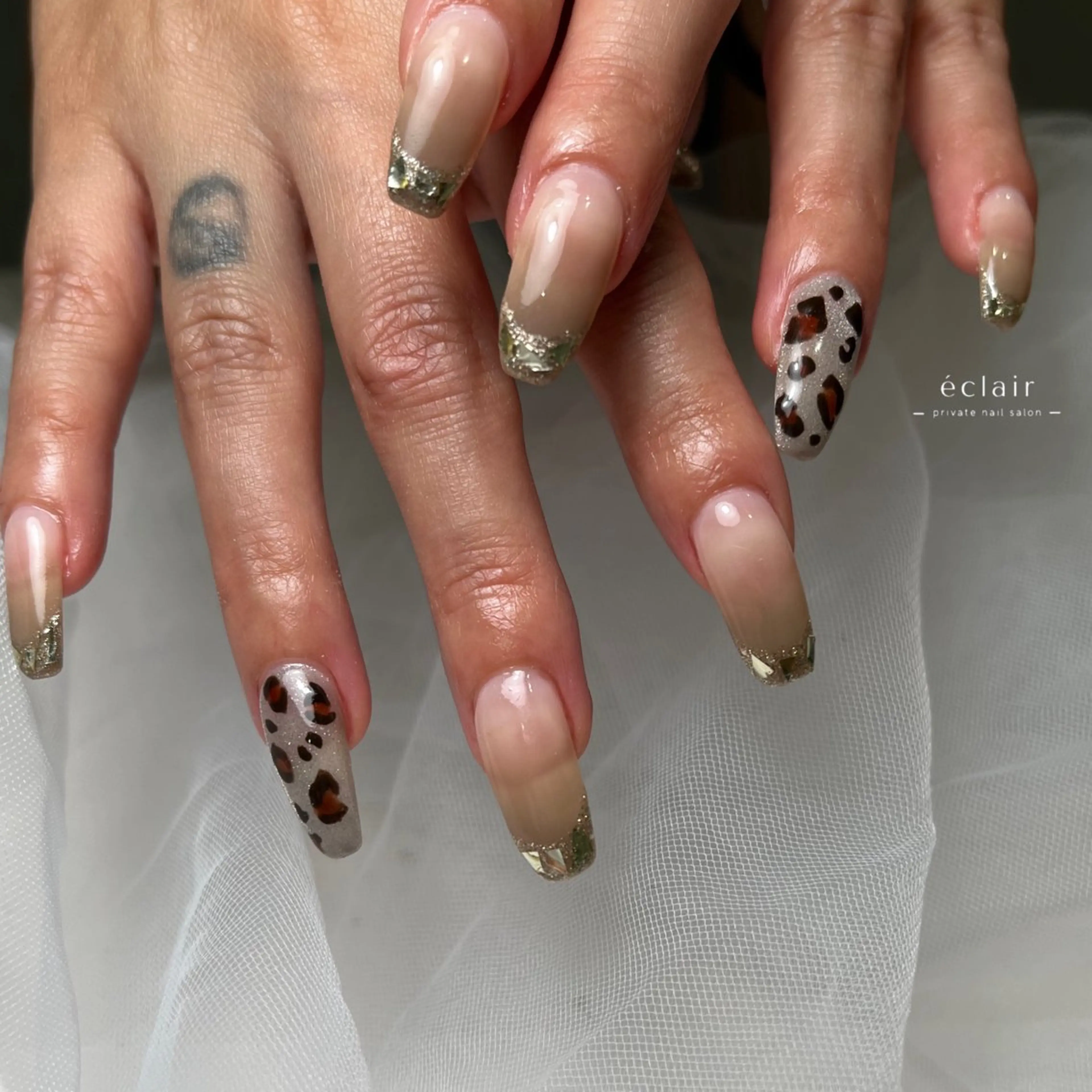 ネイル ハンドネイル - Éclair - hitomiのネイルデザイン