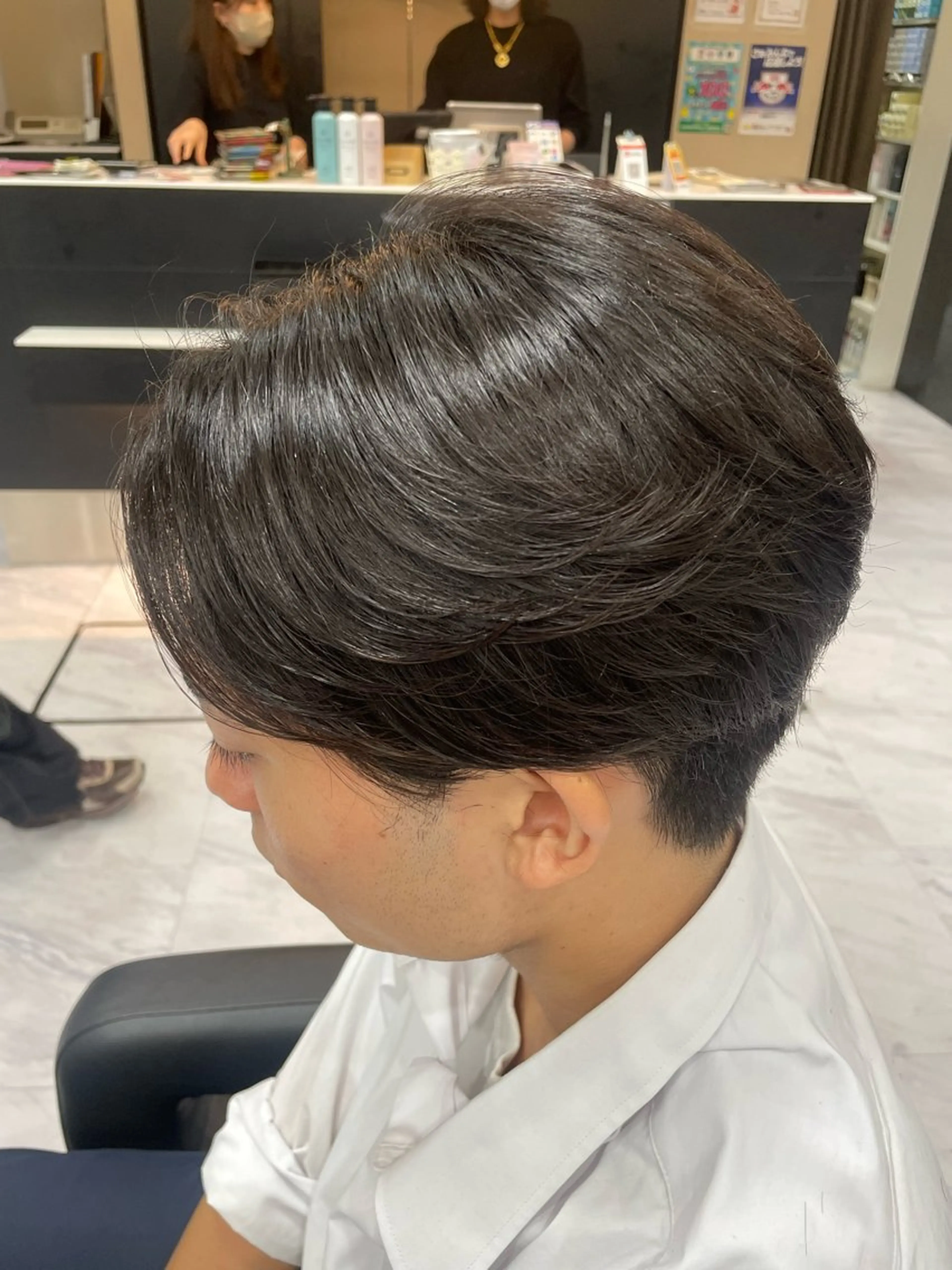 パーマ メンズ 縮毛矯正 カット パーマ 縮毛矯正 🐥くまがい💛 ダブルカラー／パーマのヘアスタイル