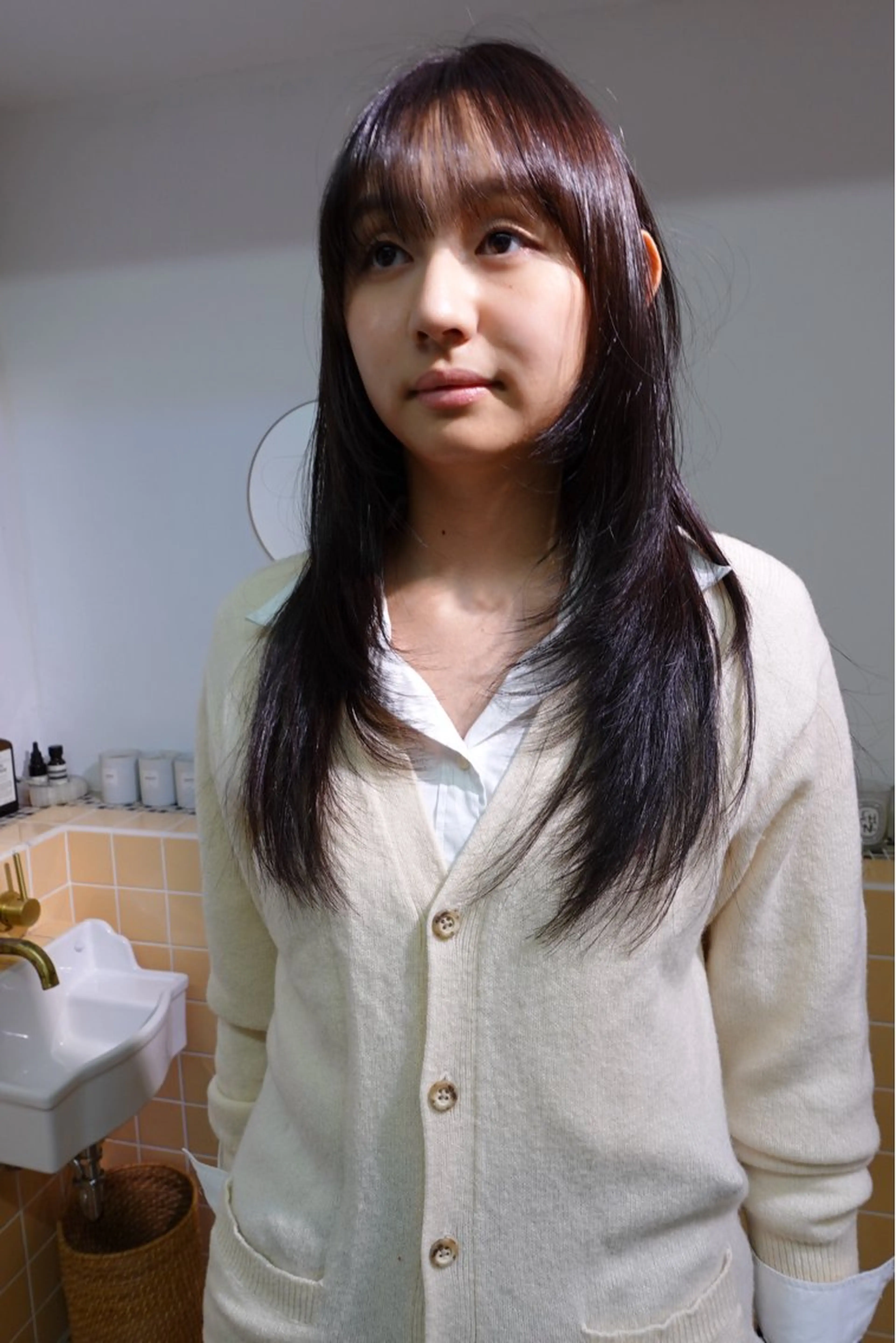 ロング カラー カット ヘアカラー sakura🌸 レイヤー/韓国ヘアのヘアスタイル