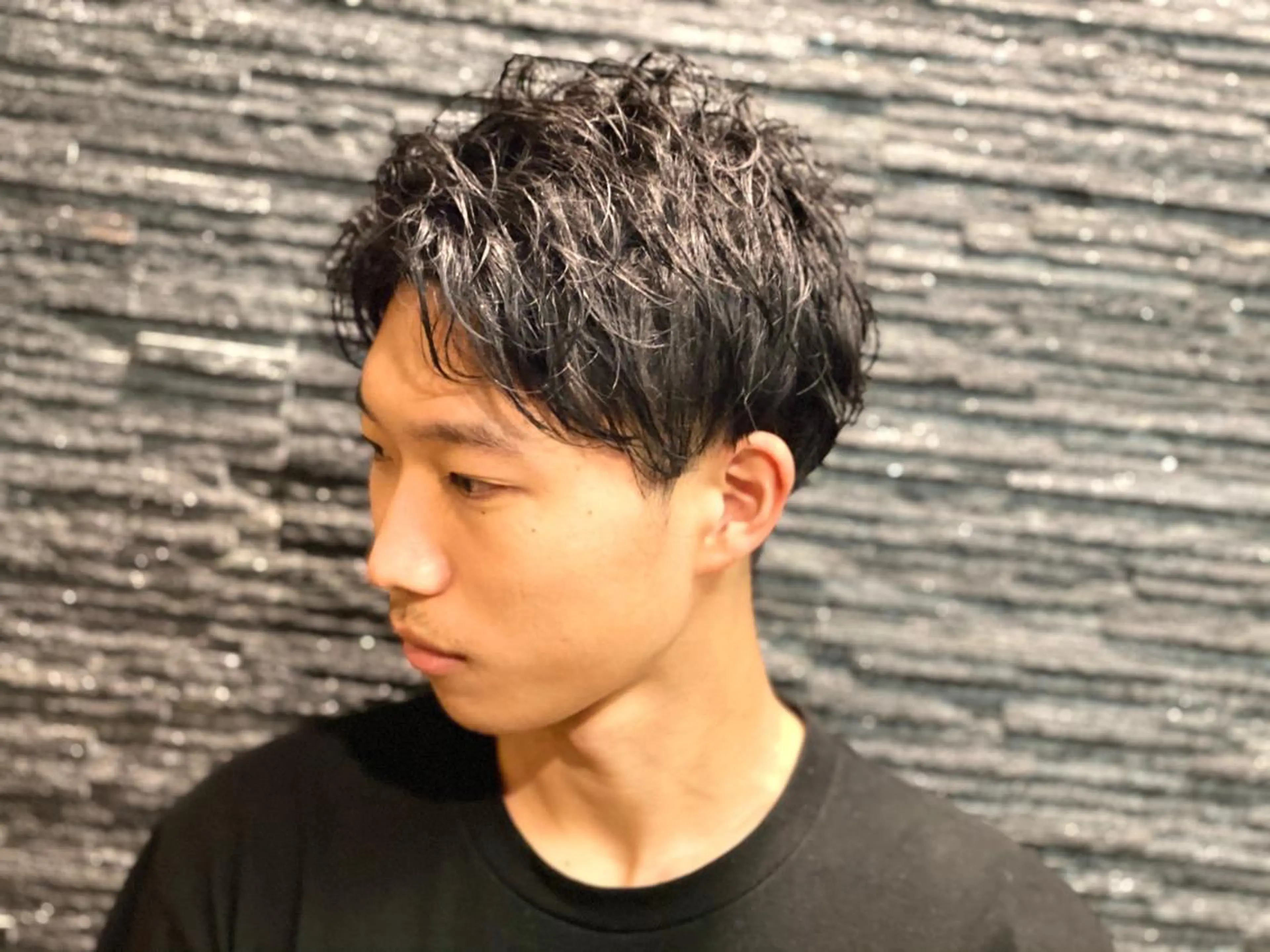 ミディアム メンズ HIRO GINZA 池袋東口店所属・林田 龍明のヘアスタイル