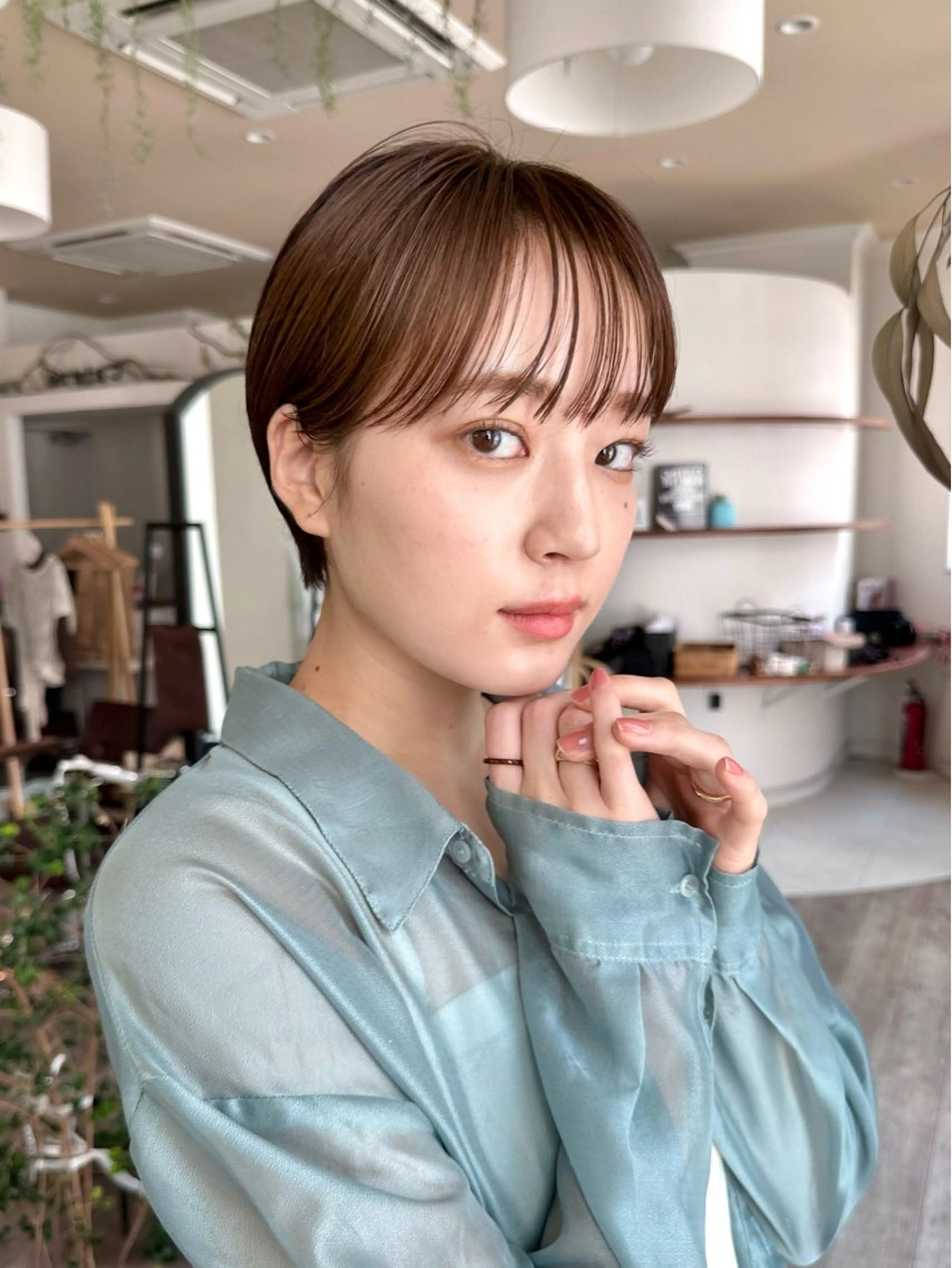 ショート ショートボブ ボブ ショートヘア 🌟ショート/シ ョートボブ/岡田🌟のヘアスタイル