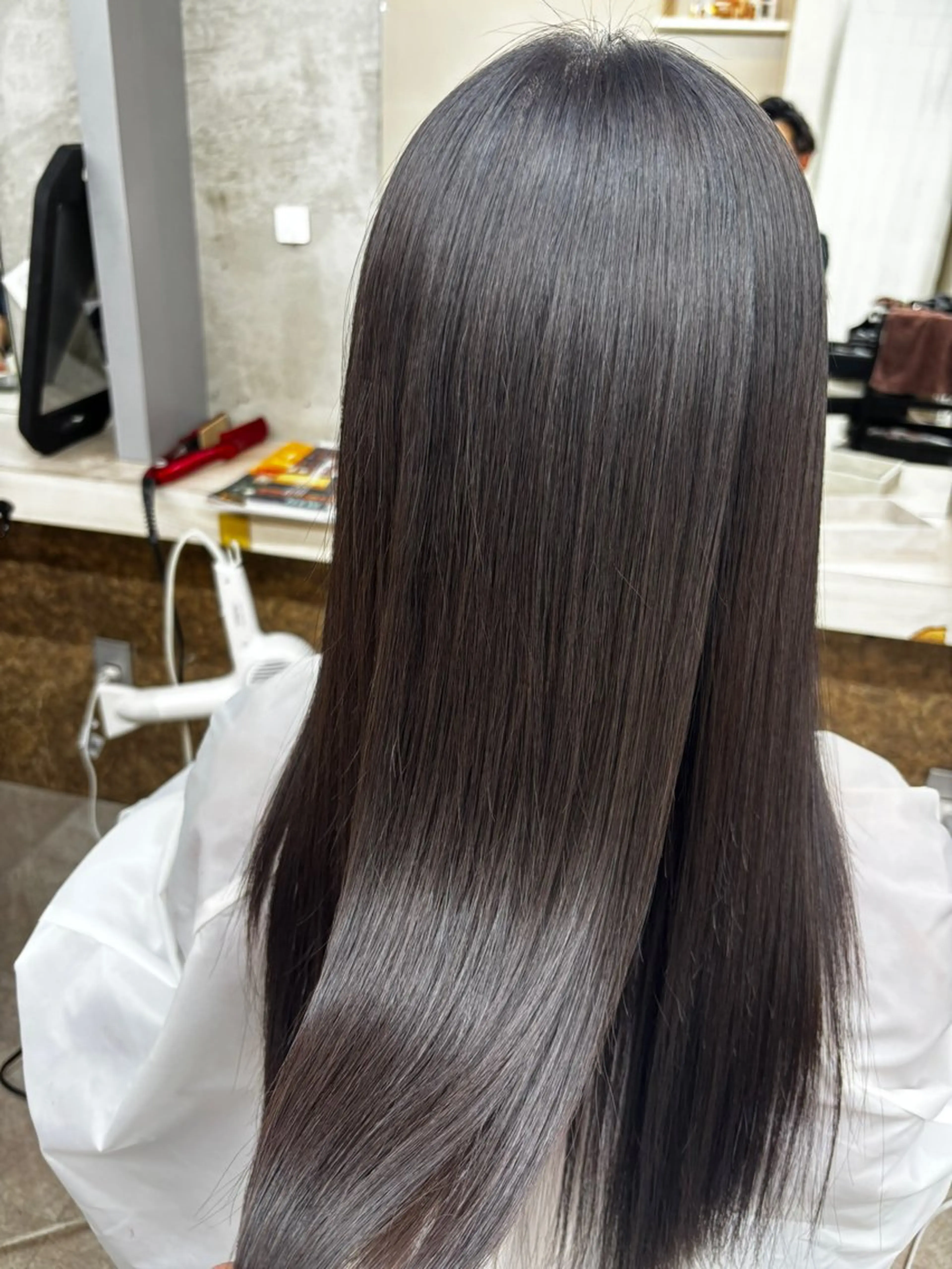 ロング カット 縮毛矯正 トリートメント 似合わせ💖トレンド ✨TAKAMI😊のヘアスタイル