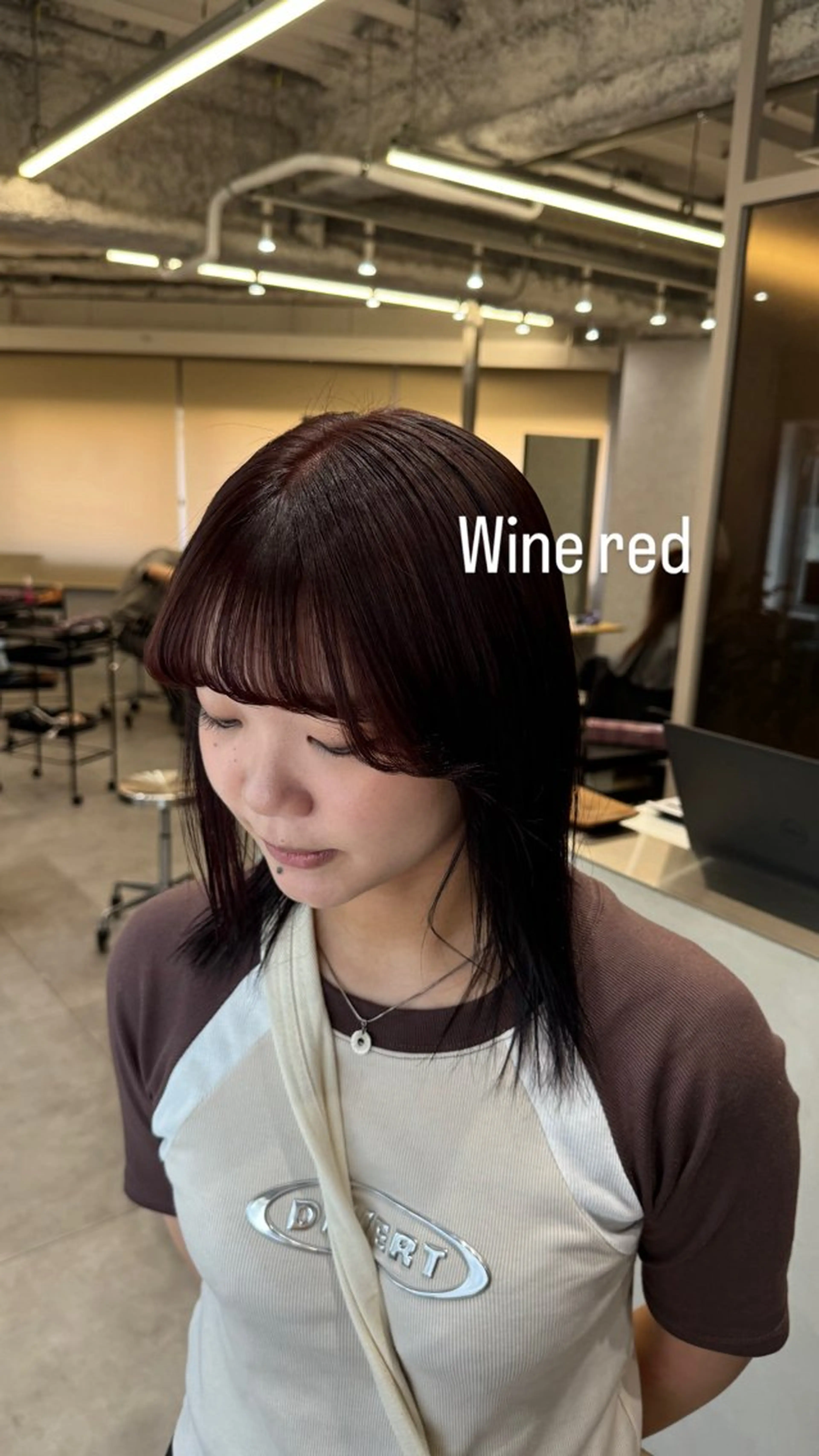 カラー レッドカラー NAO/ 髪質改善/艶カラーのヘアスタイル