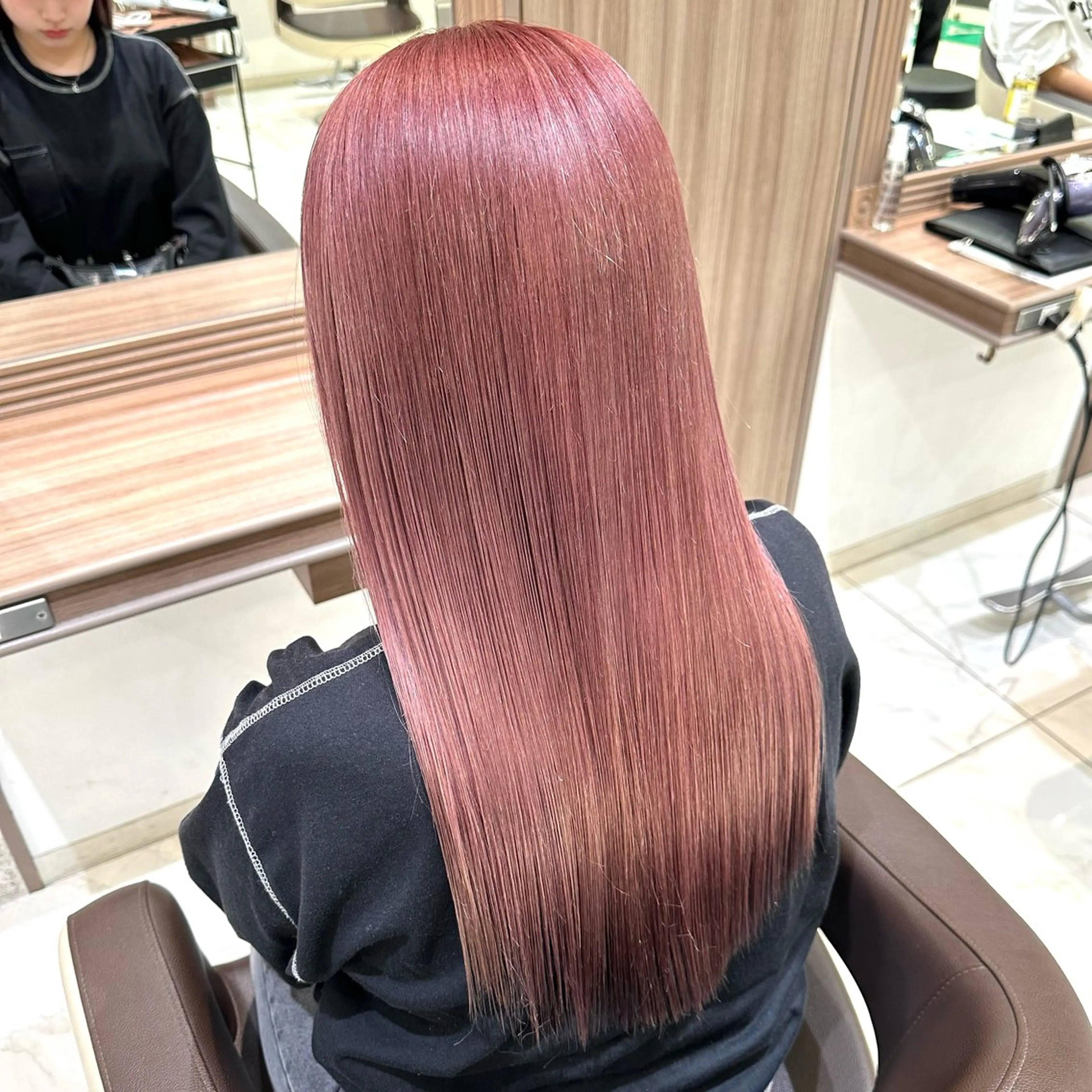 ロング カラー ブリーチ ブリーチなしカラー ヘアカラー 𓍯暖色/韓国風 田中沙羅‎𓍯のヘアスタイル