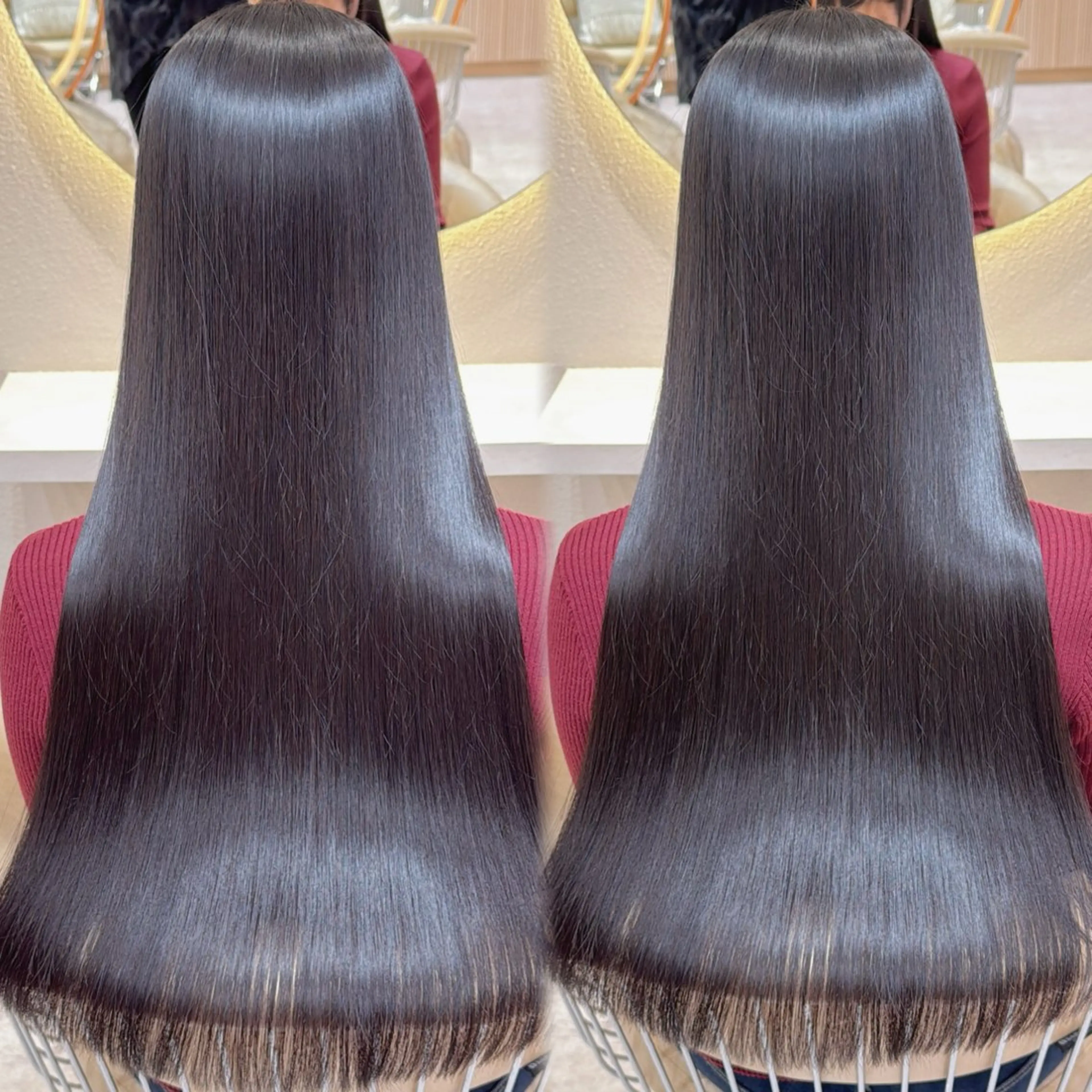 ロング カラー カット ヘアカラー 縮毛矯正 トリートメント レイヤー❣️縮毛矯正 川村利幸のヘアスタイル