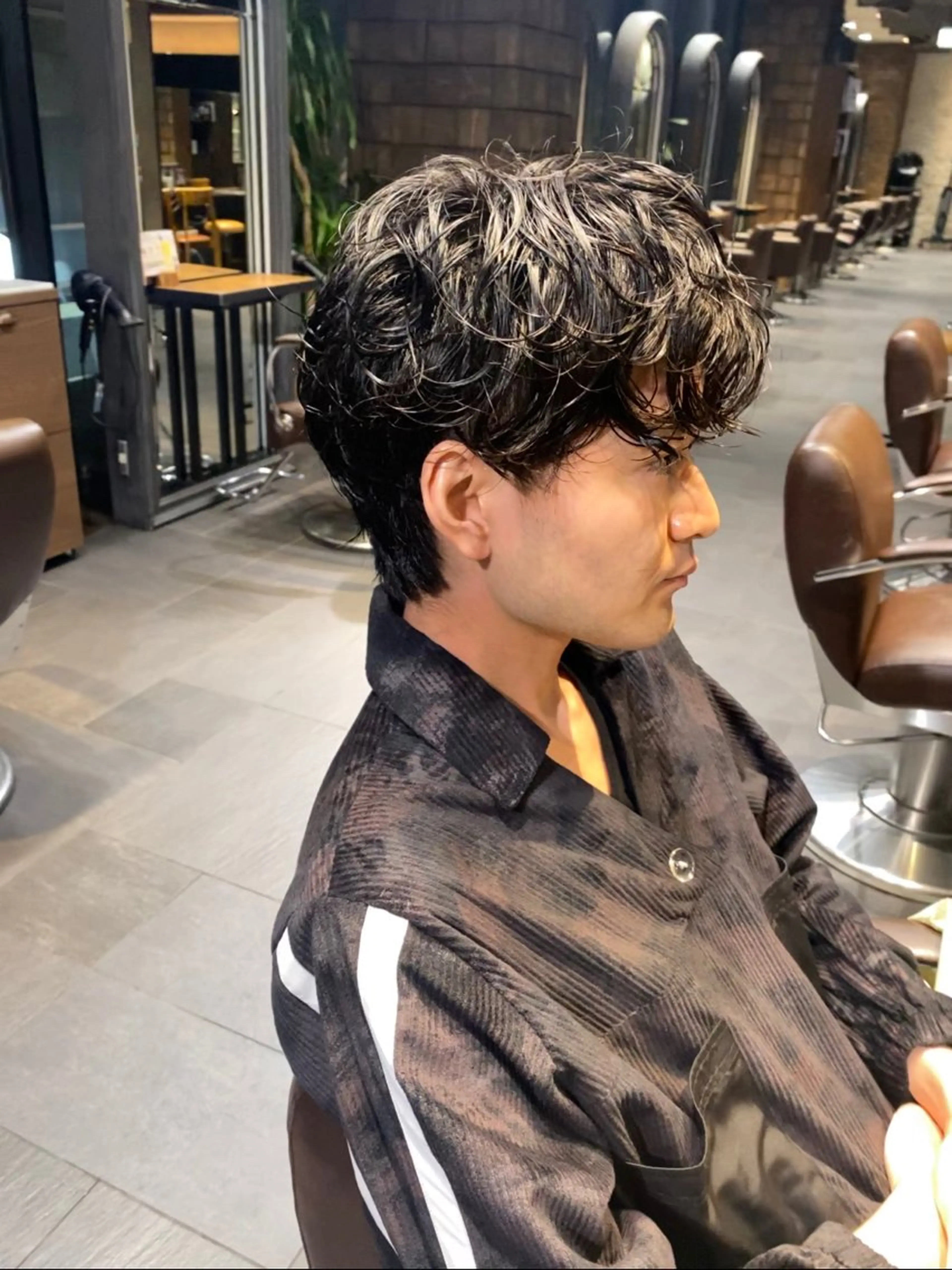 パーマ メンズ 銀座/MINX 宇都 愛梨/デザインカットのヘアスタイル