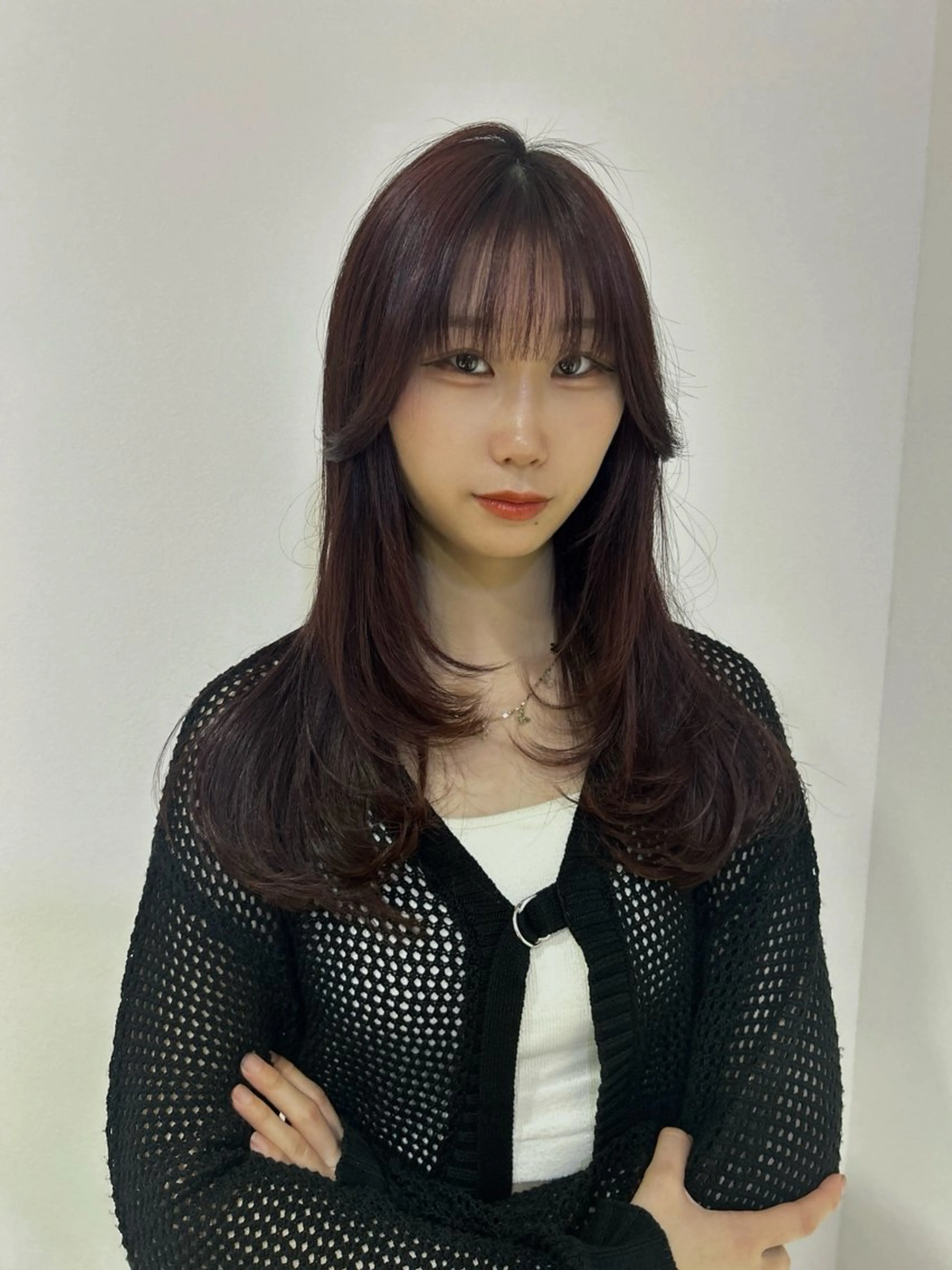 ロング レイヤーカット 髪質改善大阪/ 酸性縮毛矯正/ゆうとのヘアスタイル