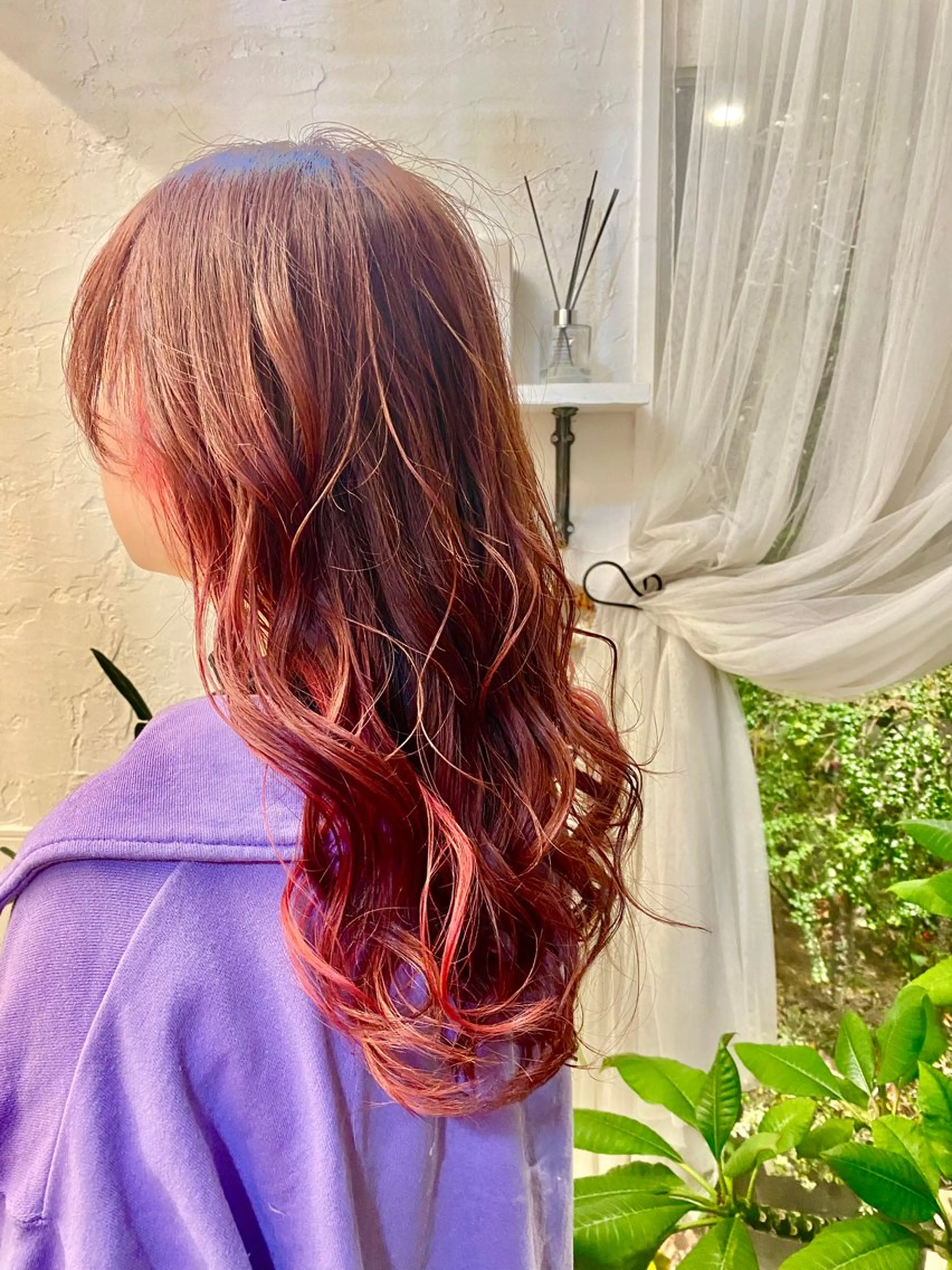 【ミニモ限定】カット+オーガニックカラー+炭酸泉+毛髪補修3Stepトリートメントの写真