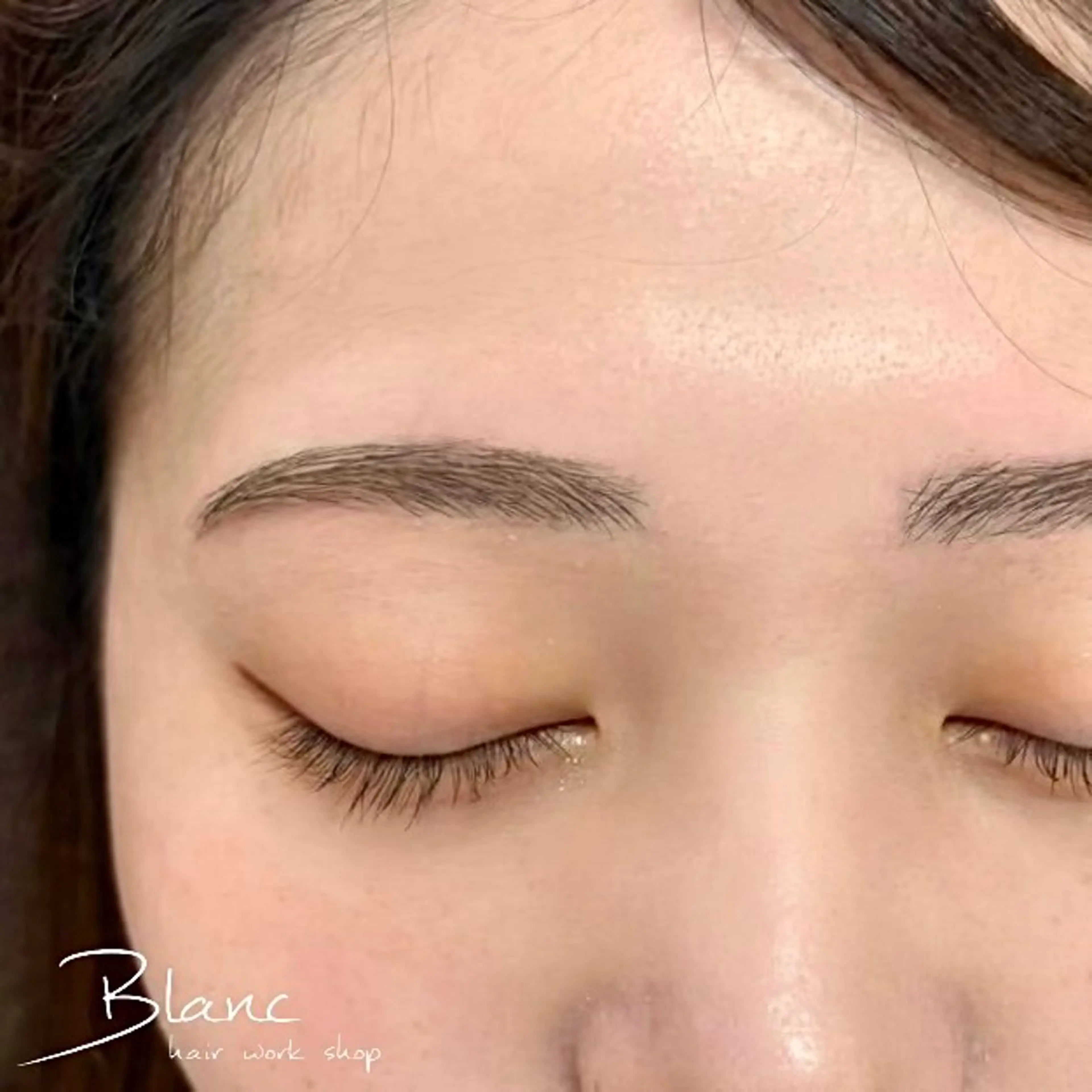 アイブロウ 眉毛ワックス脱毛 Blanc梅田茶屋町 【まつげパーマ・眉】のマツエク・マツパデザイン