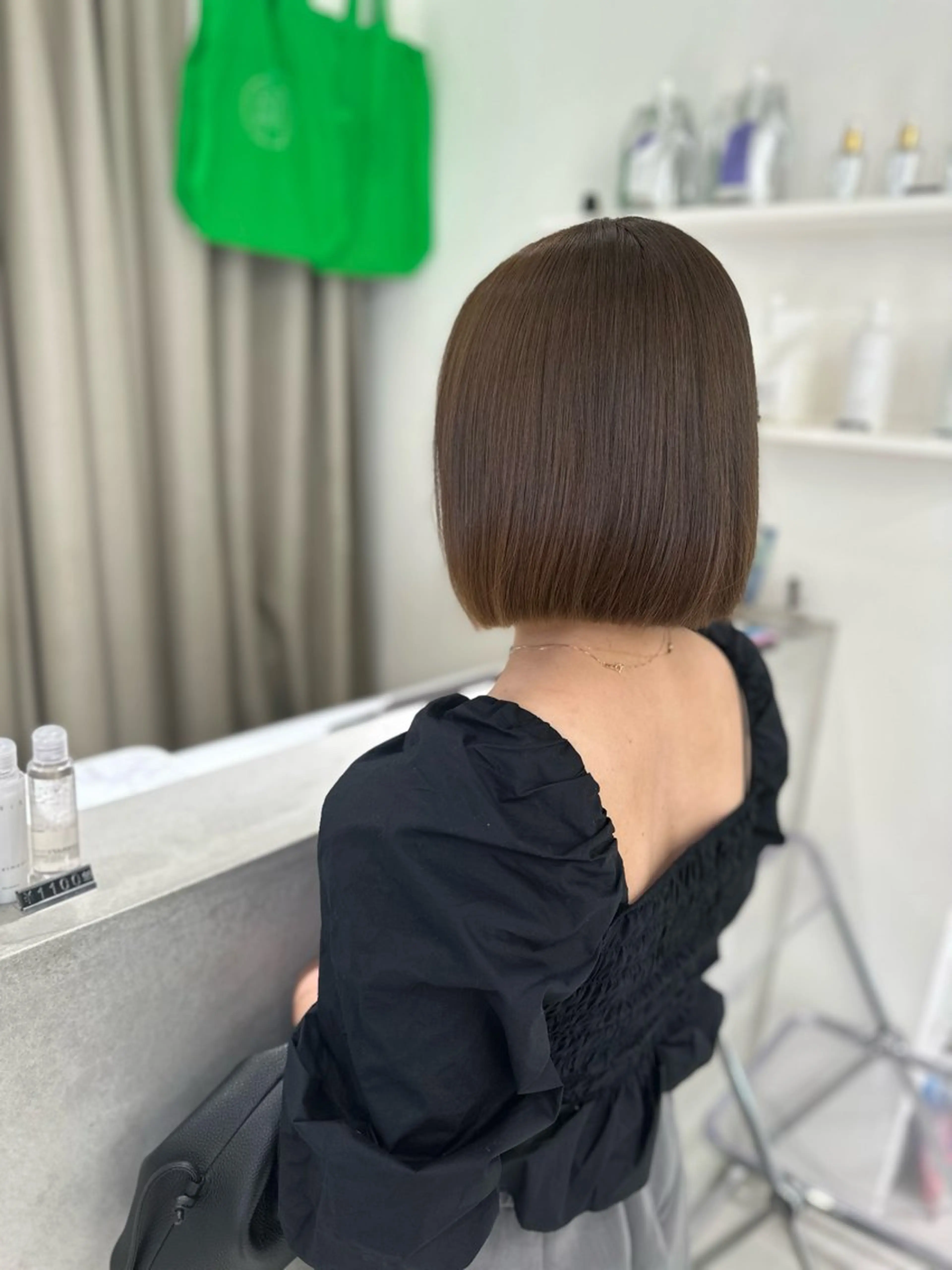 ショート 切りっぱなしボブ ボブ soa.北堀江所属・soa.北堀江 のりのヘアスタイル