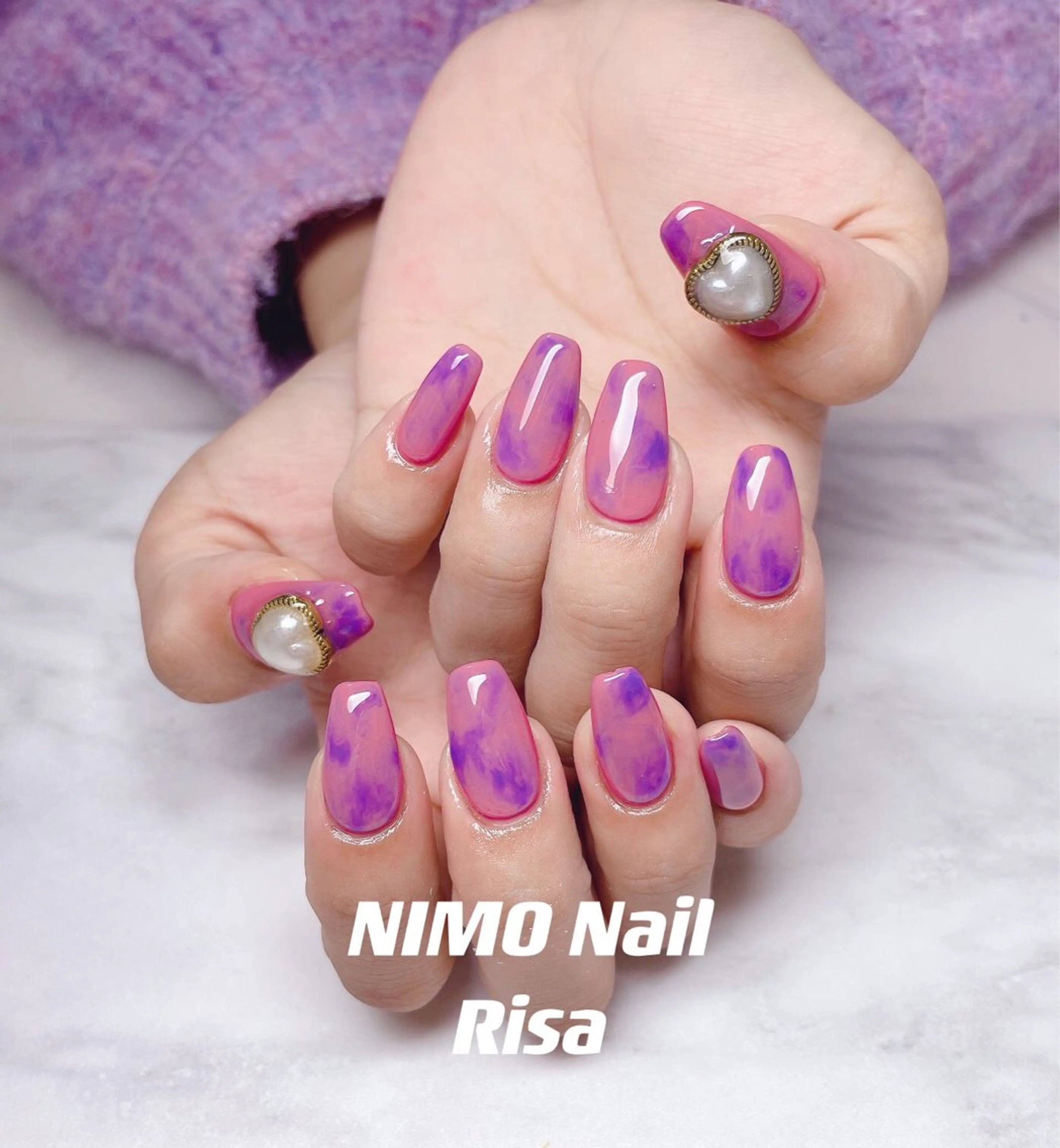 ネイル ハンドネイル RI SA☀️ リサのネイルデザイン