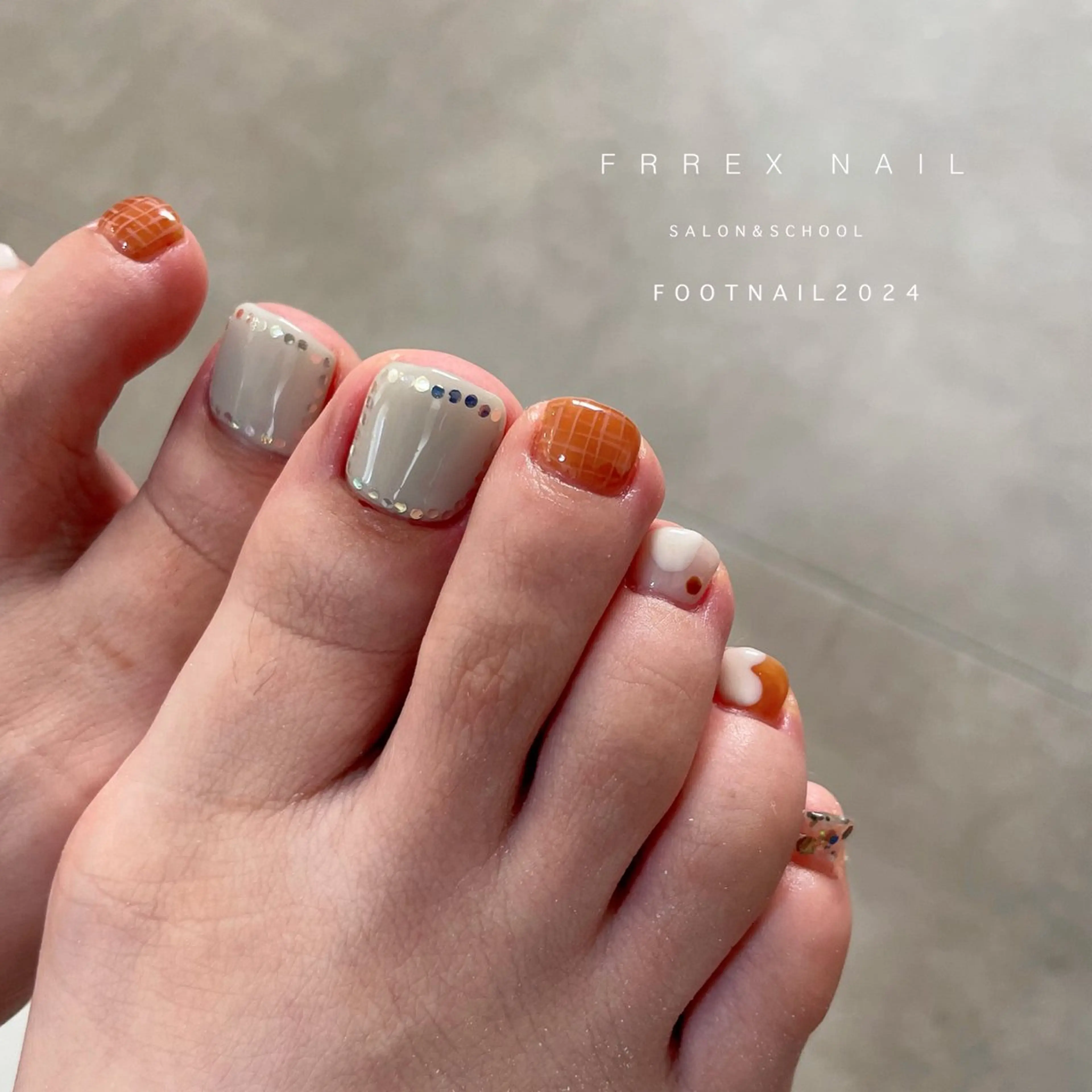 ネイル フットネイル Freex nail所属・freex nail /ニュアンス/個性派のネイルデザイン