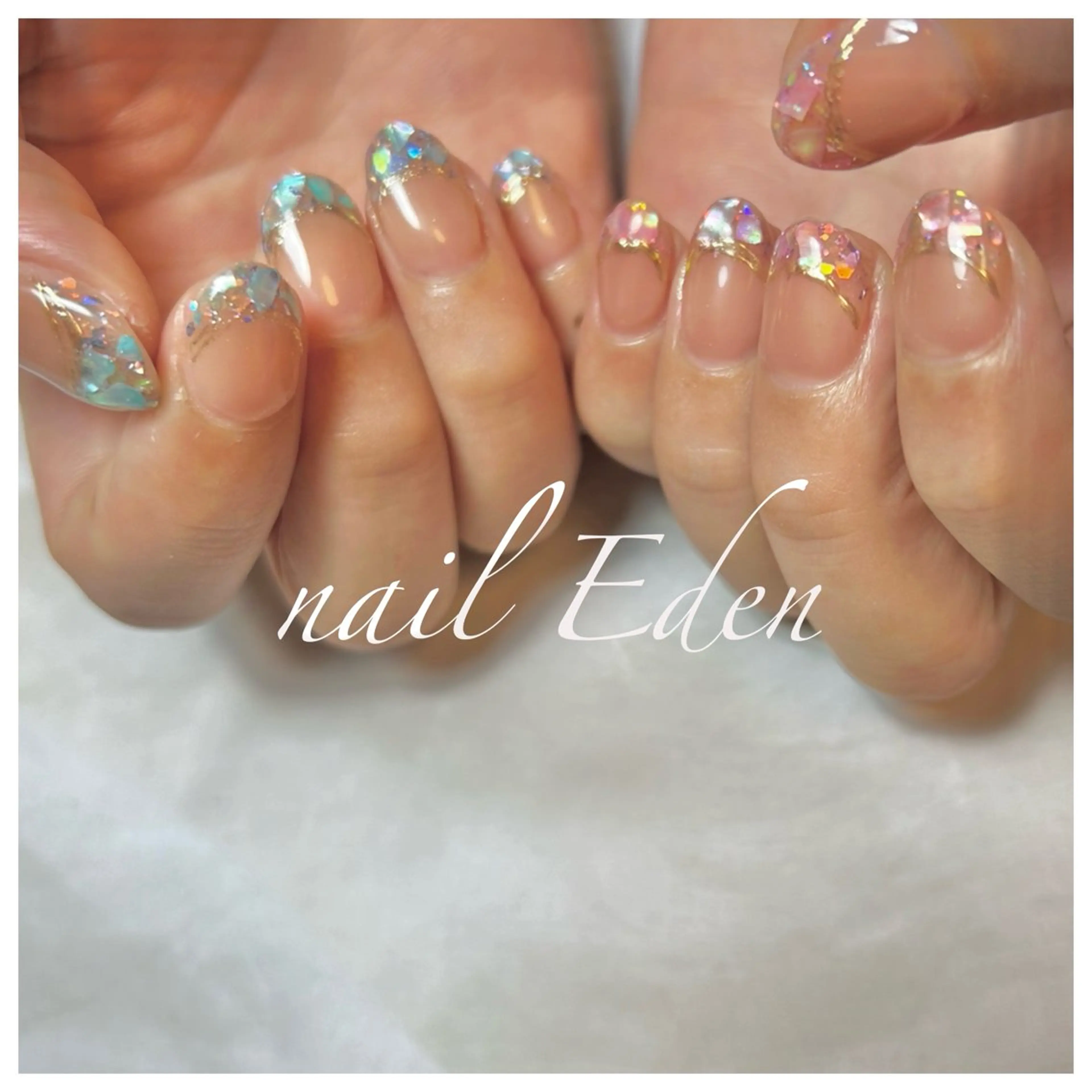 ネイル 持ち込み ハンドネイル ハンドケア Eden　private nail saron所属・Eden ♾️のネイルデザイン
