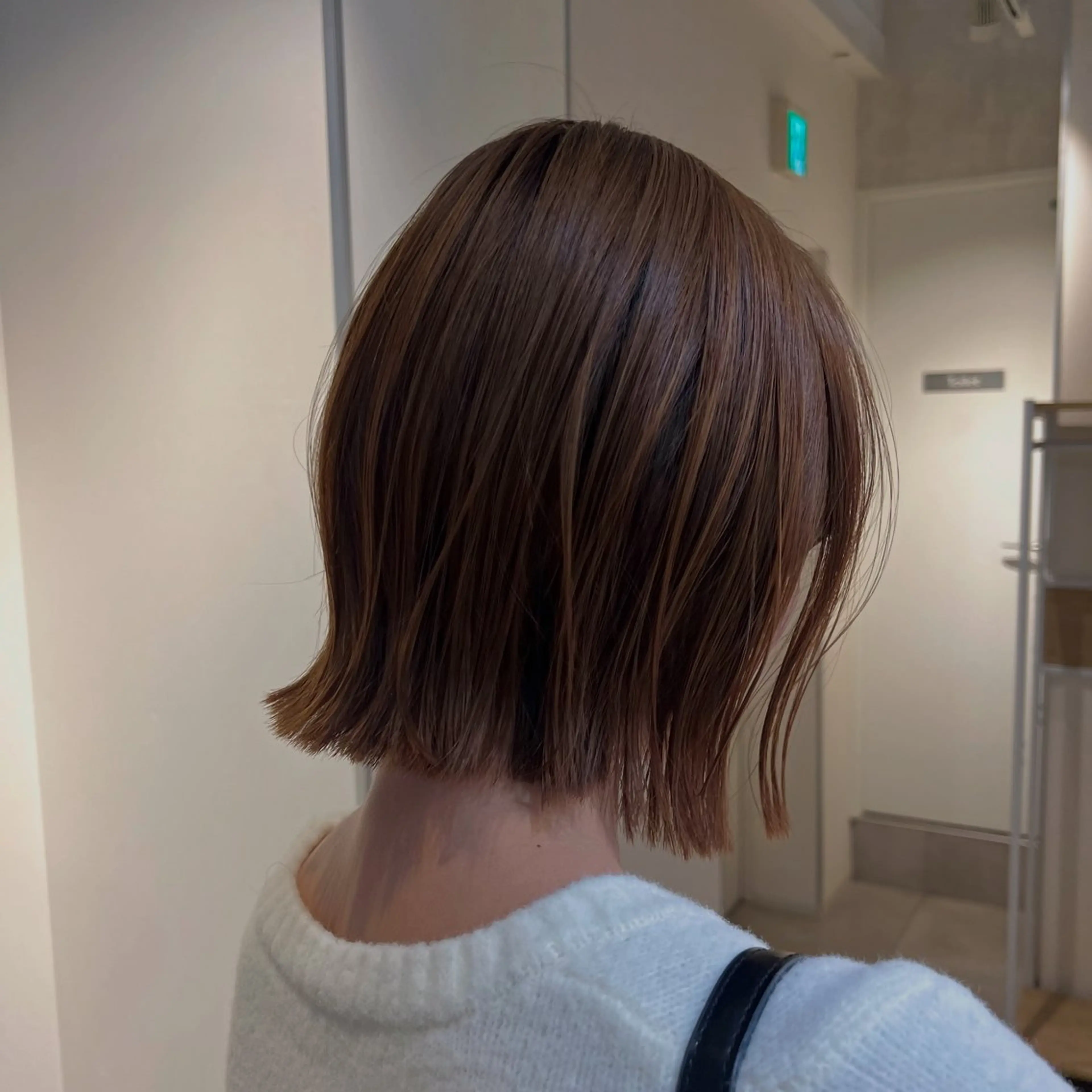 初回人気💖似合わせカット✂️➕透明感カラー🍯+TOKIOトリートメント🫧ボブ/三宮/神戸ボブ/韓国/髪質改善の写真