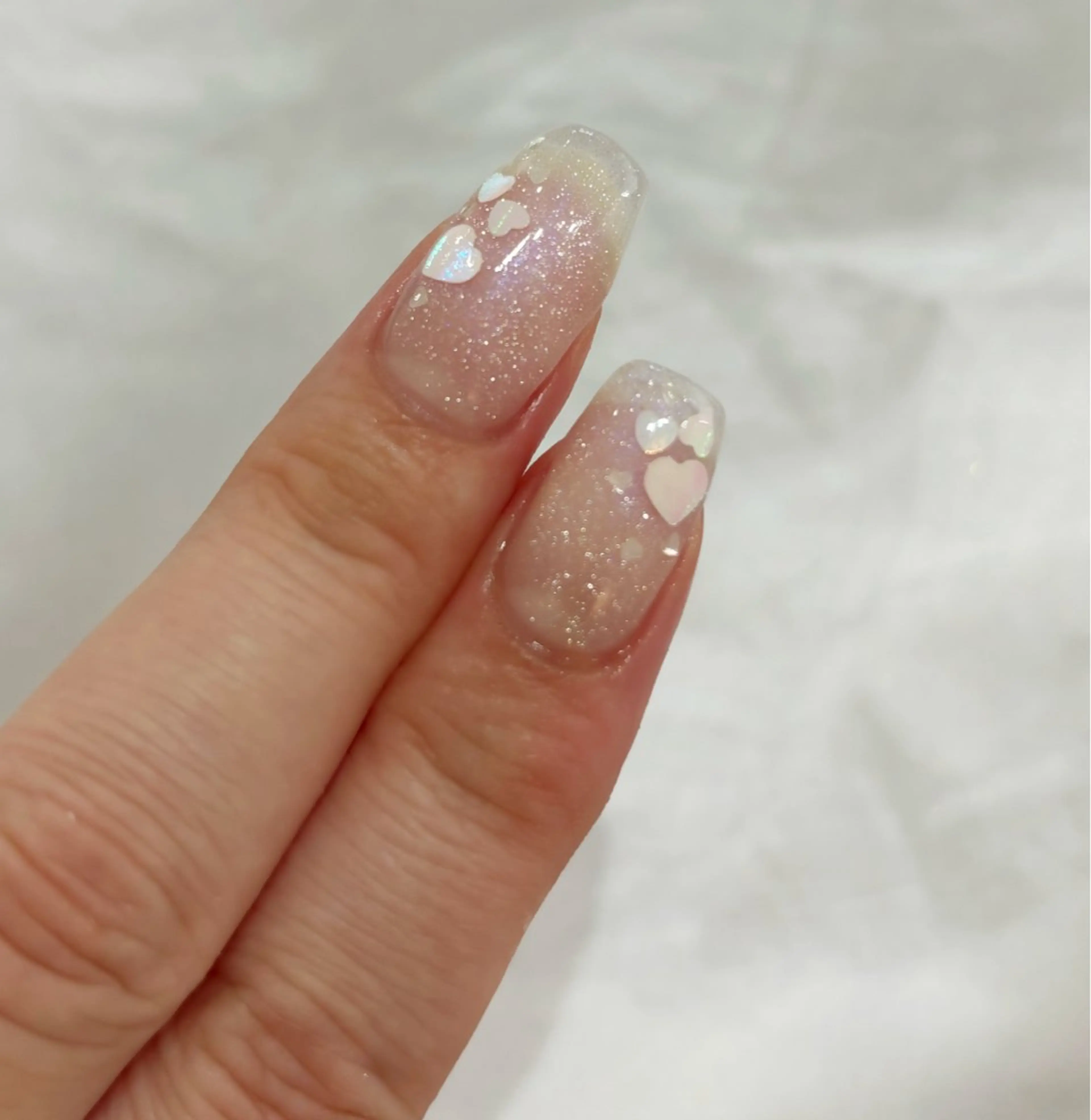 ネイル クリアネイル フレンチネイル Glück ...所属・Glück... chikakoのネイルデザイン