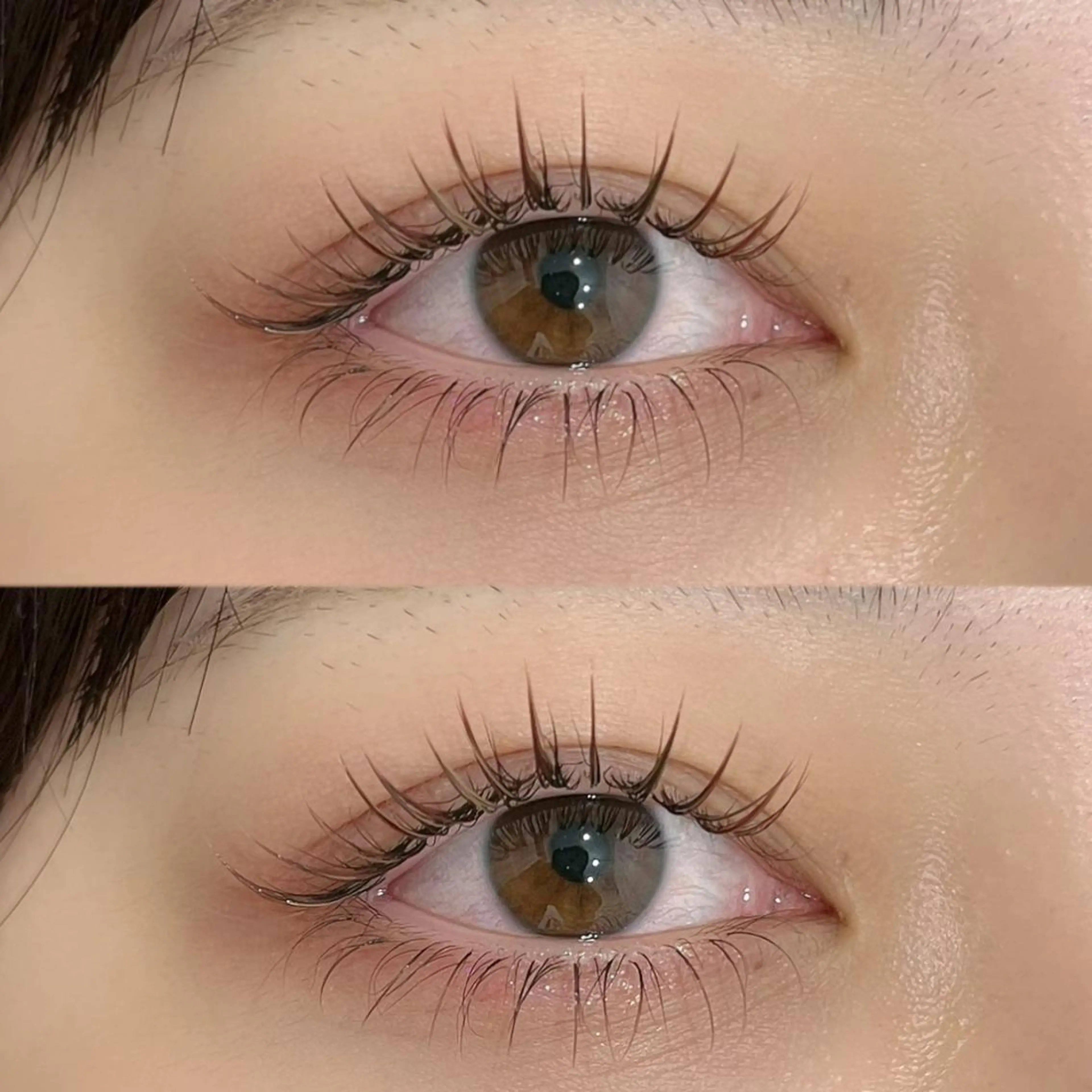 マツエク・マツパ カラーマツエク フラットラッシュ 下まつげエクステ RIFARE代々木 北井のマツエク・マツパデザイン