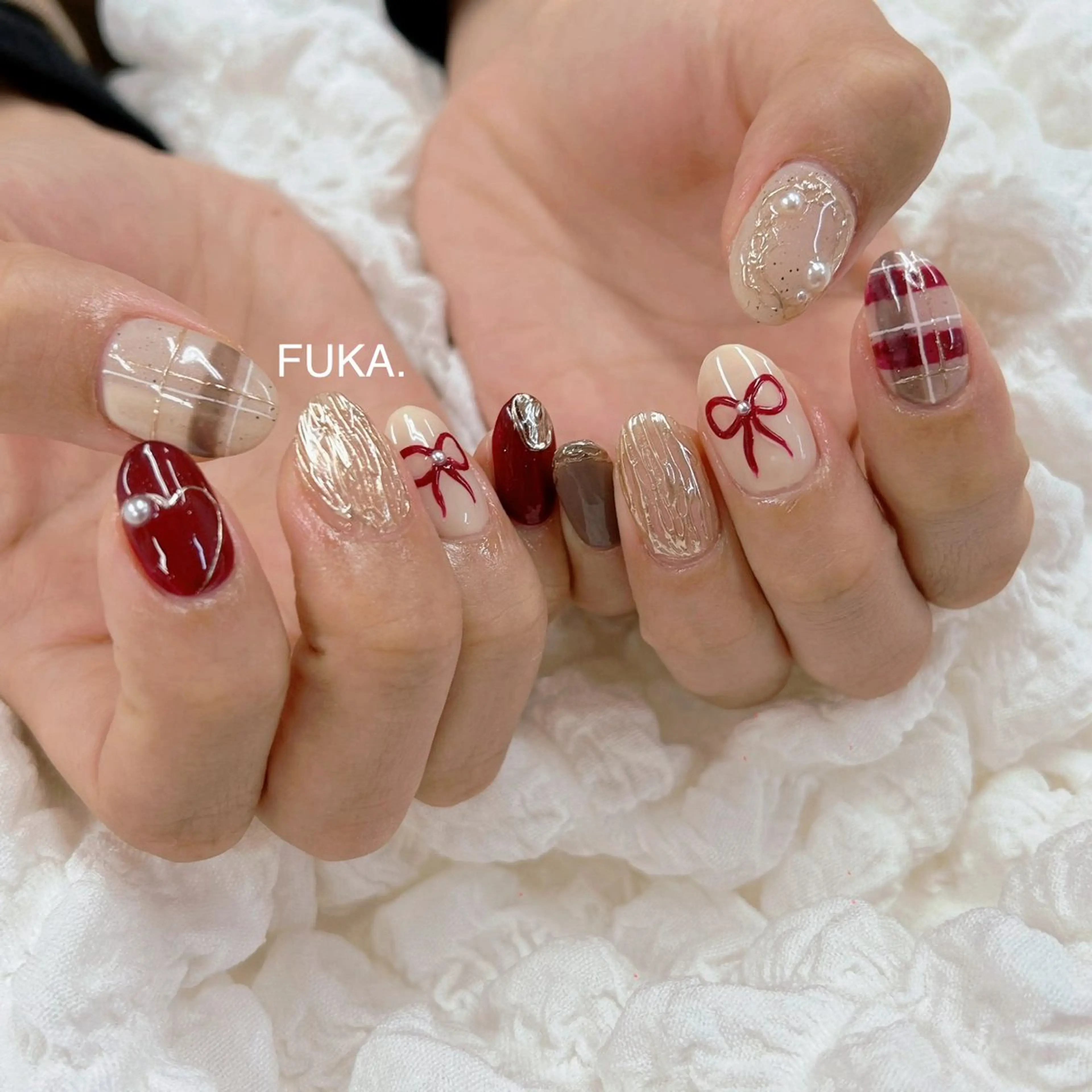 ネイル ジェルネイル 持ち込み パラジェル ハンドネイル ネイルサロンAnela【アネラ】所属・Nail♡Fuka. /12月予約受付中のネイルデザイン