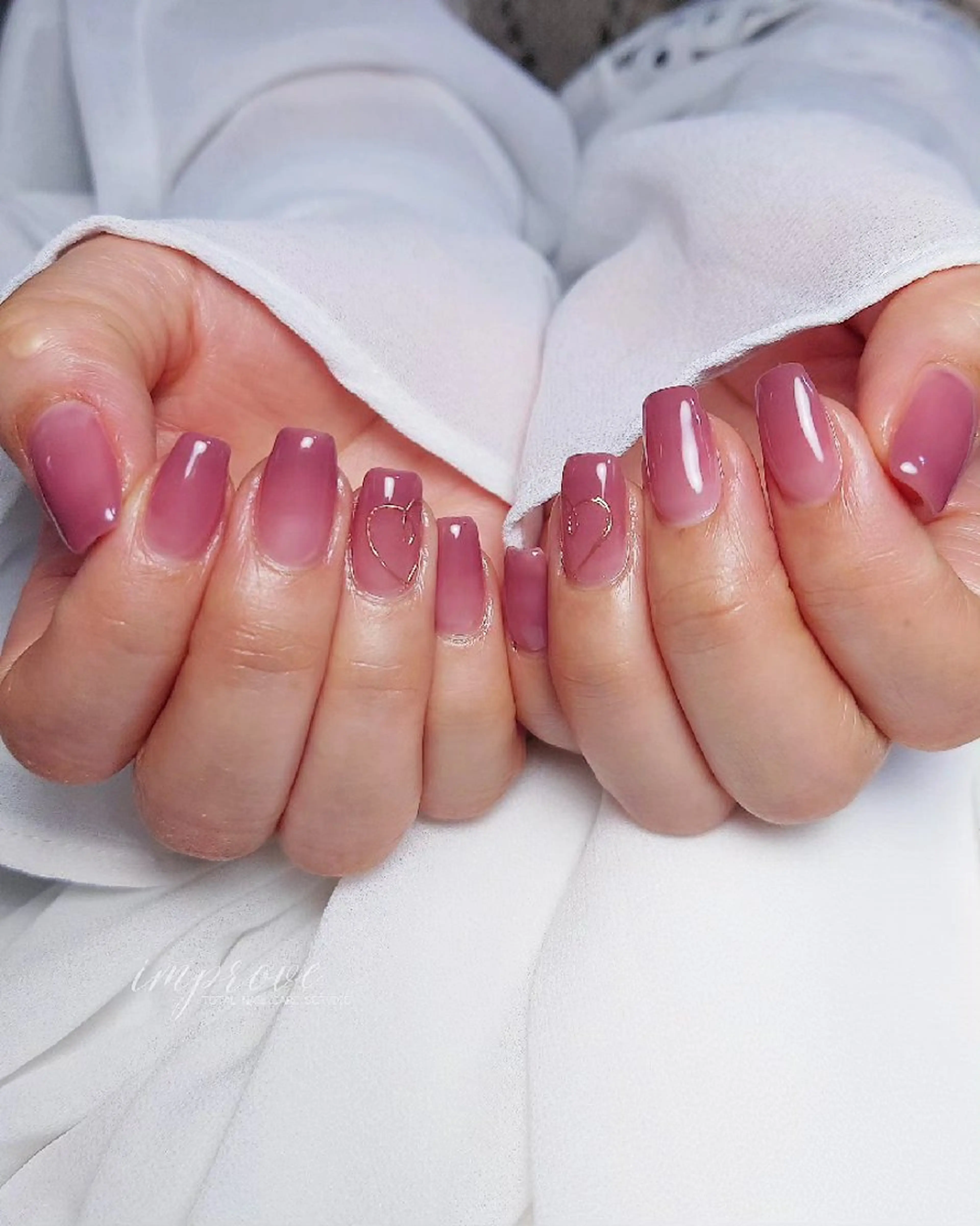 【うる艶】ワンカラーネイル★オフィスネイル★シンプルネイルの写真