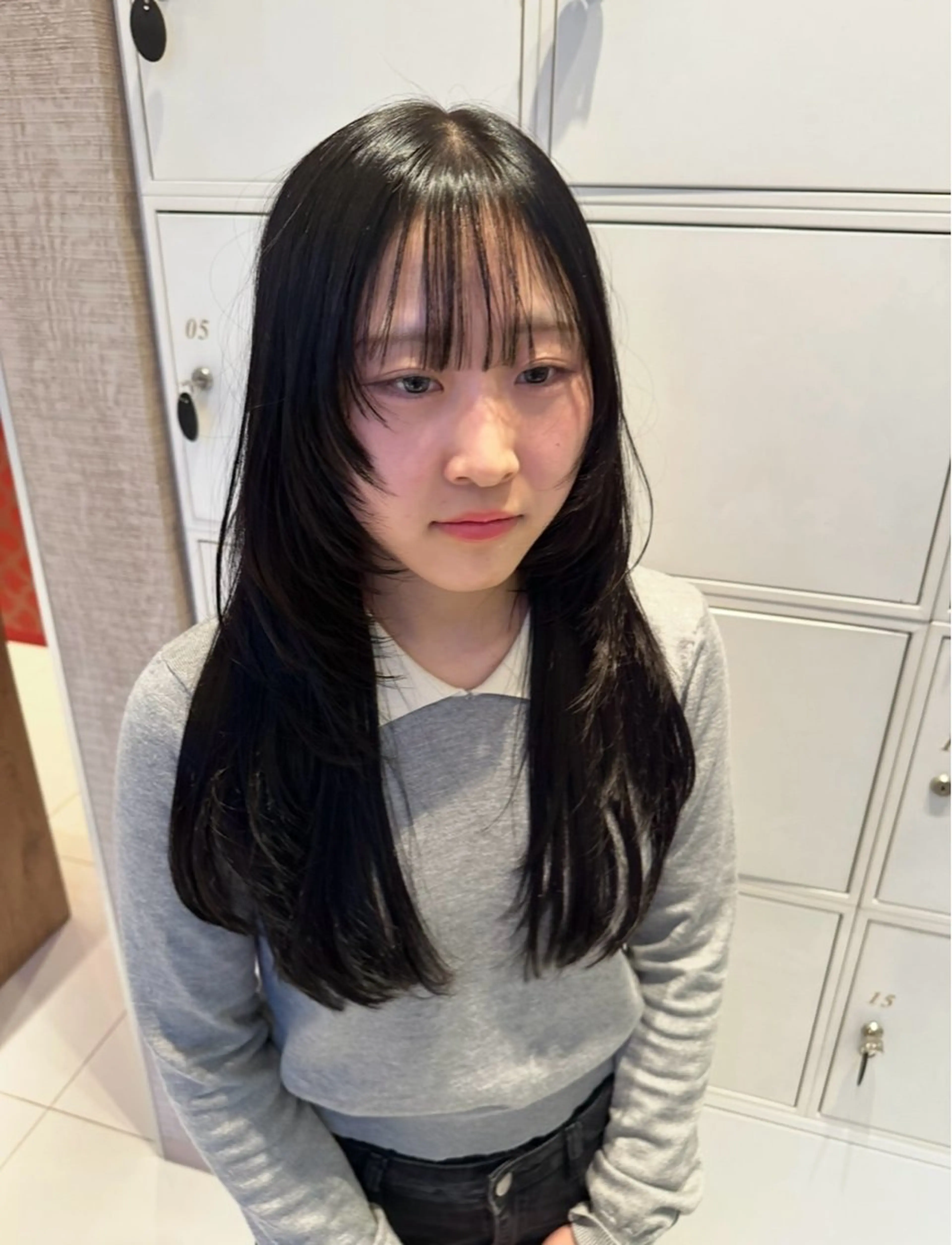 ロング レイヤーカット ロング ウルフカット ウルフレイヤー カット 御舩 青衣のヘアスタイル