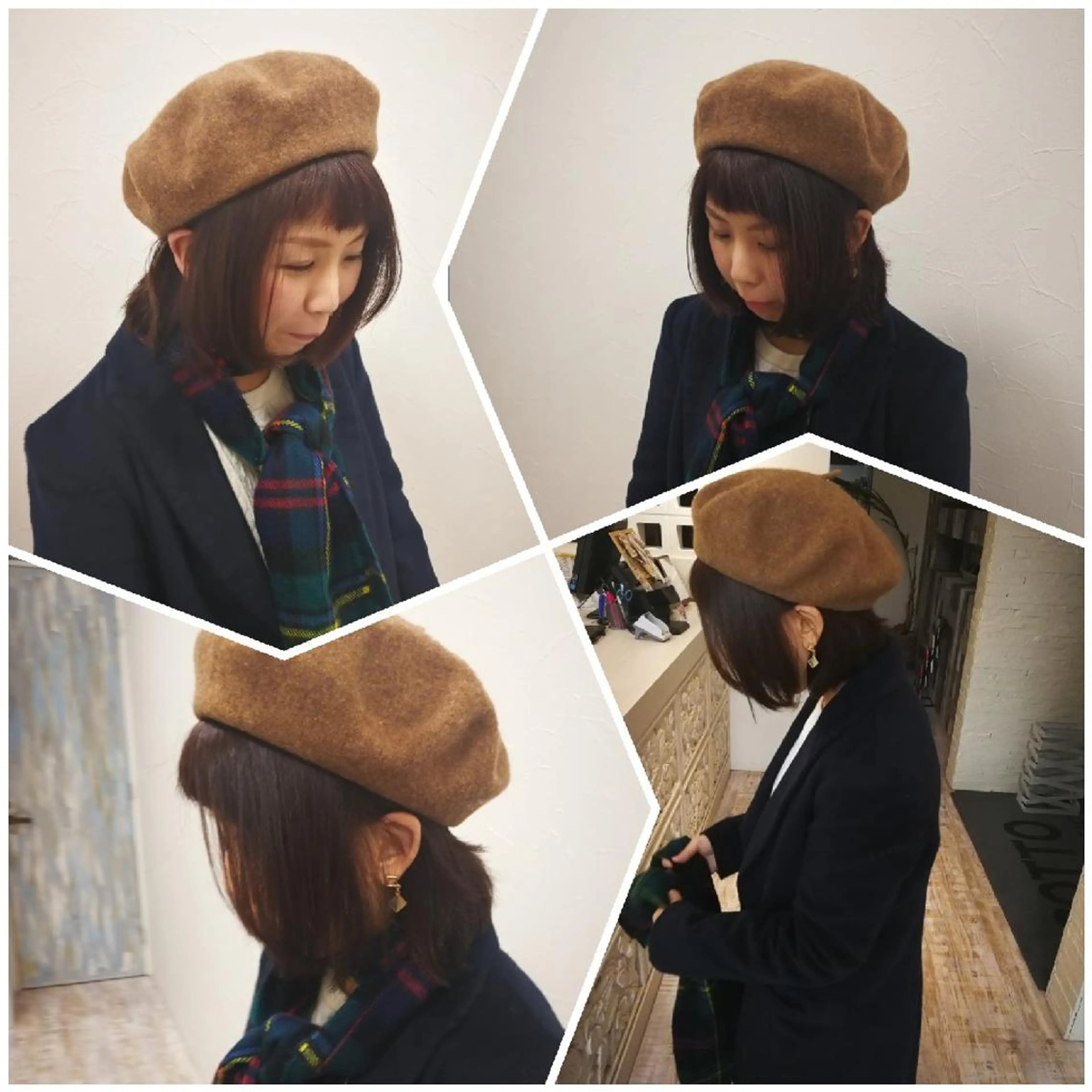 パーマ ストレートパーマ Aile所属・酸性ストレート／カラ ー/山下高明のヘアスタイル