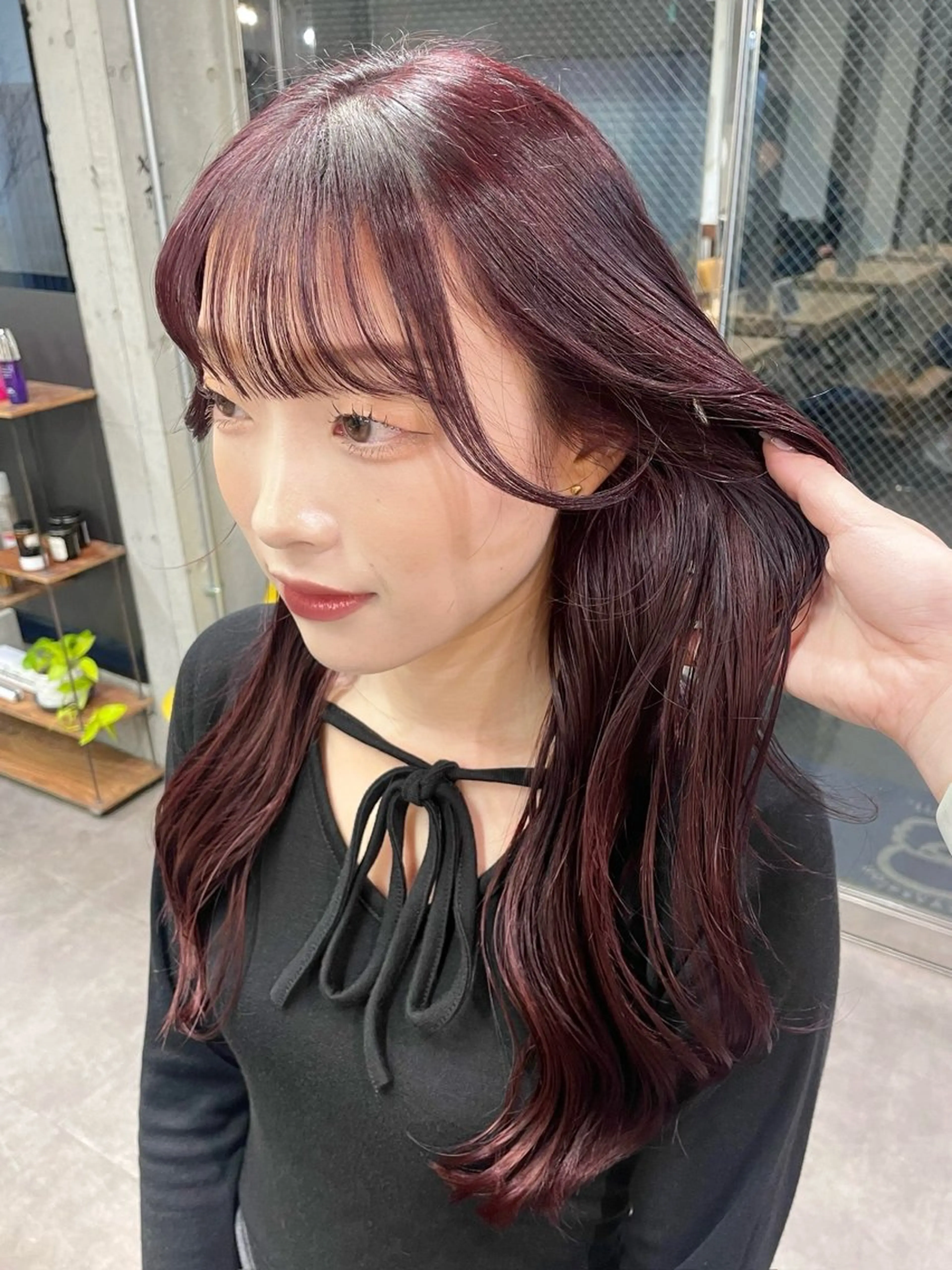 ロング カラー clam. yuu🦩のヘアスタイル