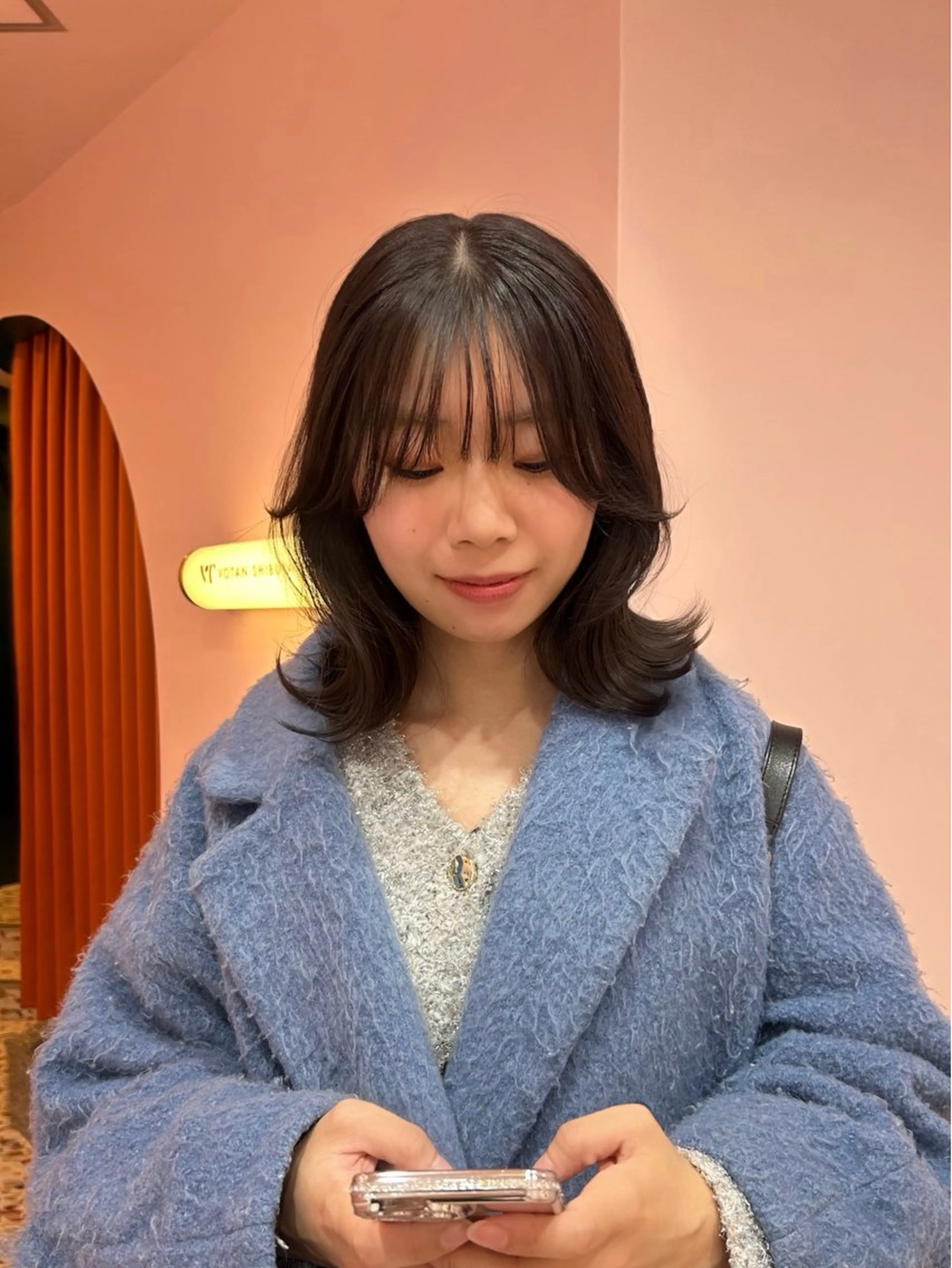 ミディアム くびれヘア Rina 大人カワイイ⟡.·のヘアスタイル