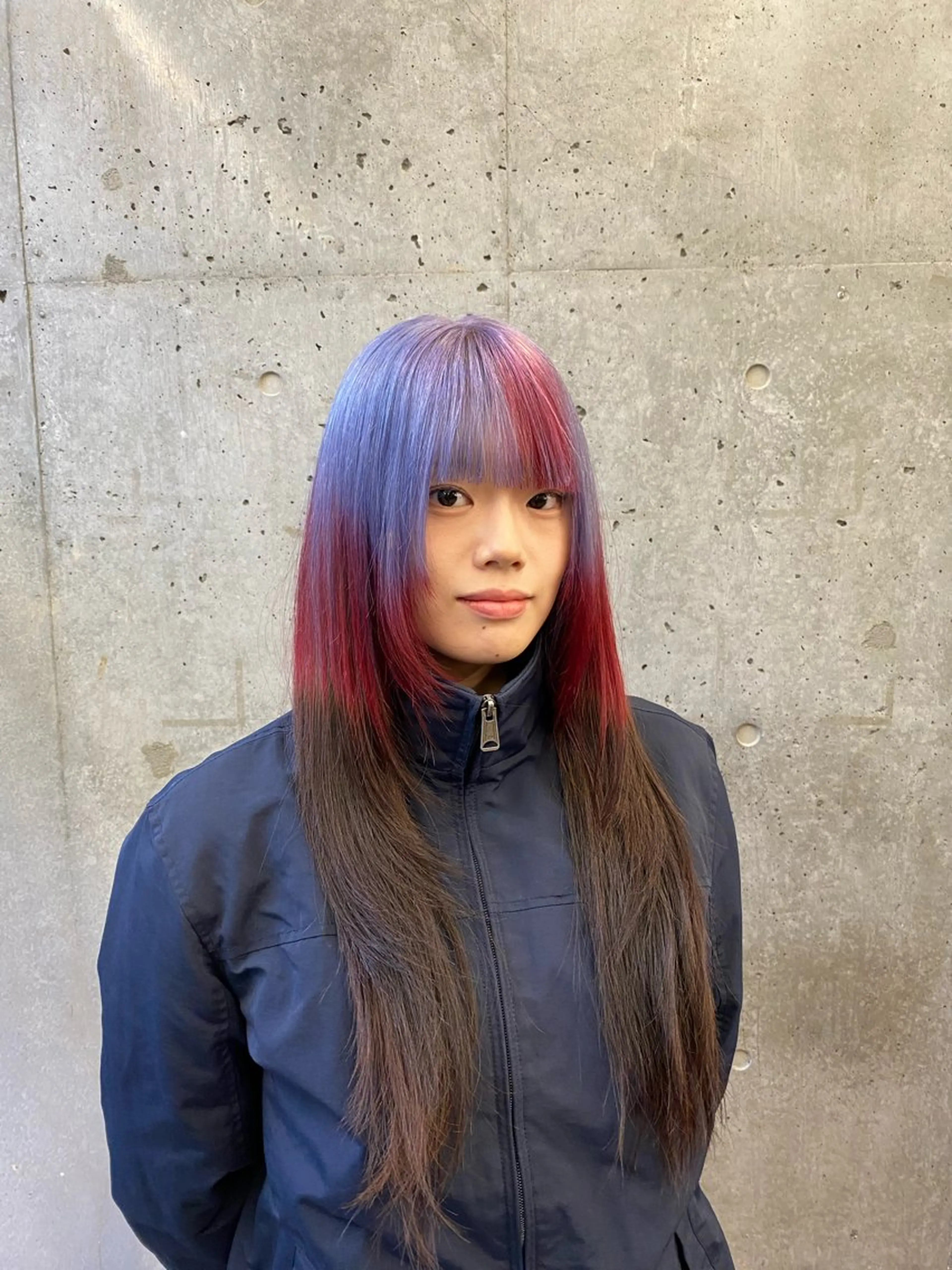 ロング カラー デザインカラー レイヤーカット ヘアカラー ✨️艶ハイトーン特化 ✨️佐藤望のヘアスタイル