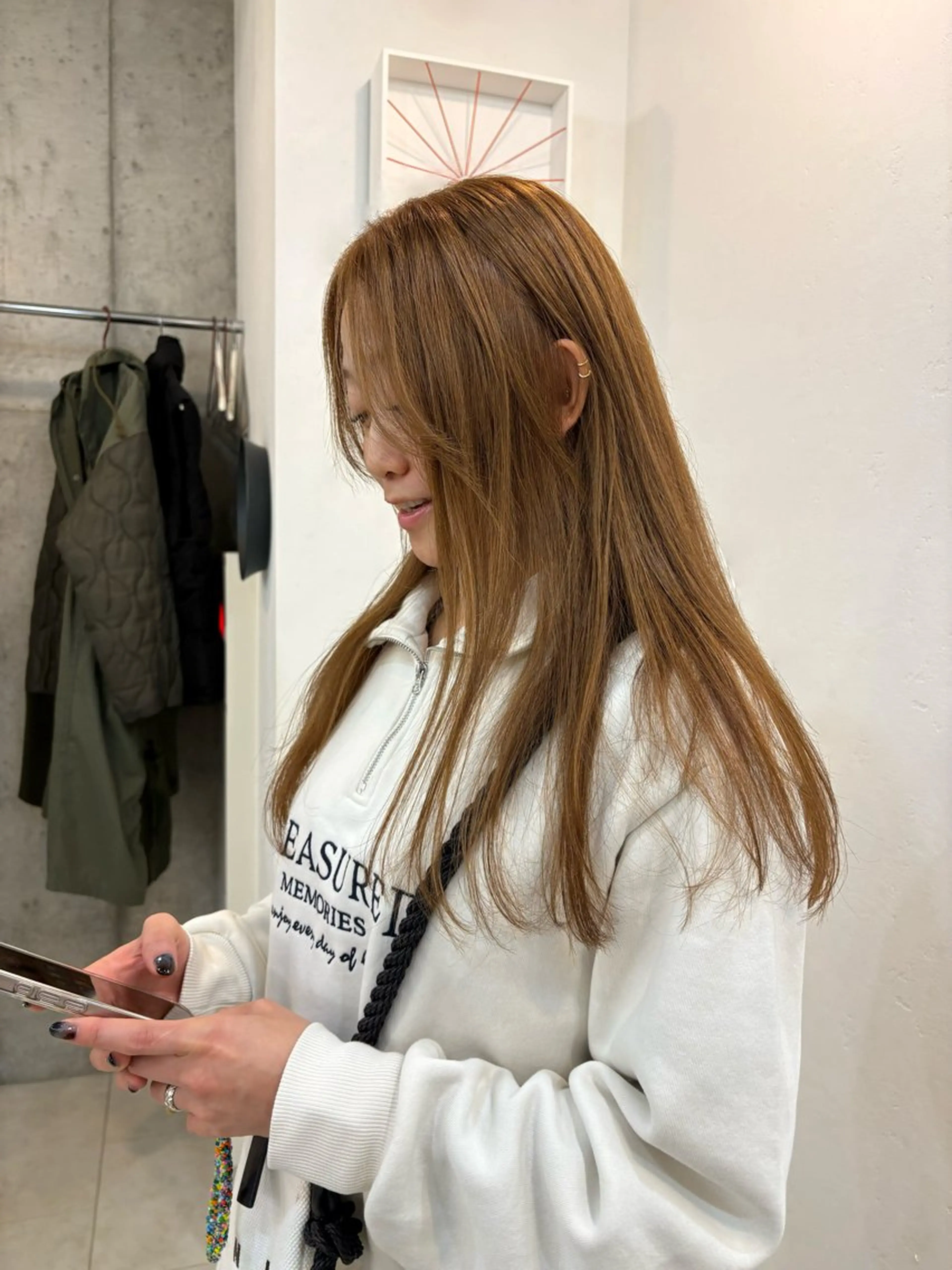 ロング カラー ヘアカラー トリートメント NOUN所属・eri kinjoのヘアスタイル