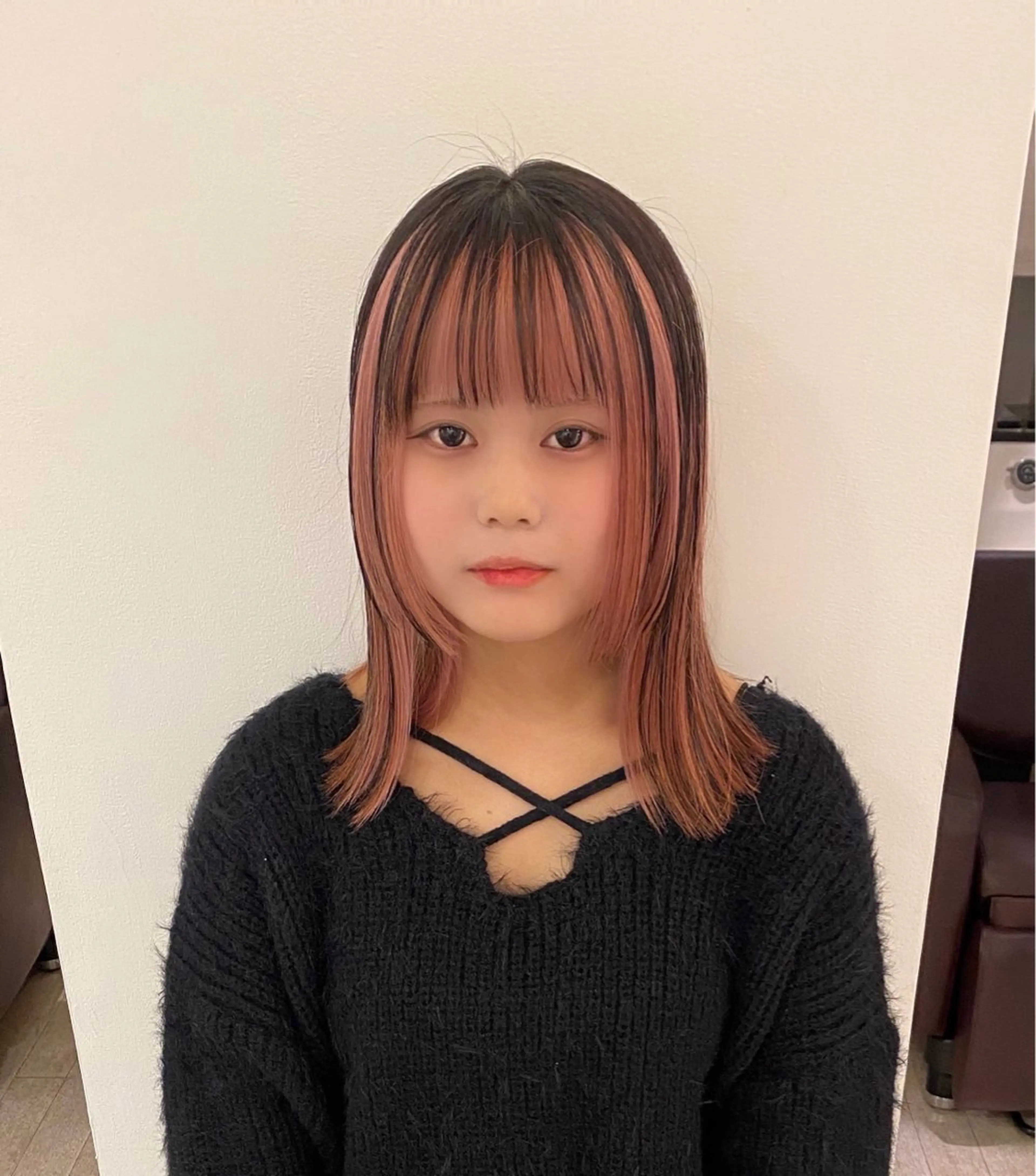 カラー ブリーチ 透明感カラー オレンジ ピンクカラー ヘアカラー トリートメント ブリーチ特化型🐯 Lita -ゆうや-のヘアスタイル