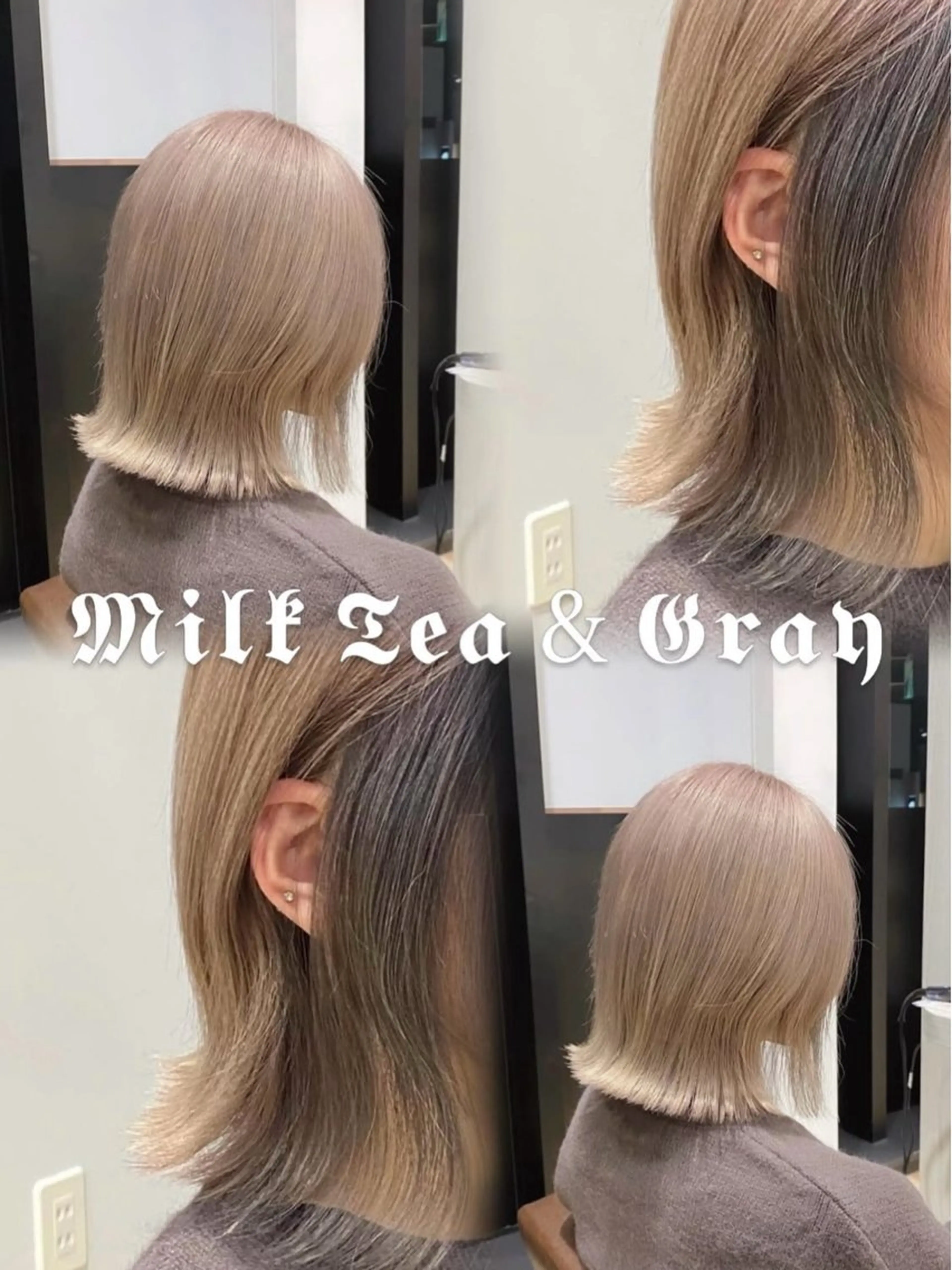 ショート カラー ヘアカラー 韓国ヘア🇰🇷 藤江 広人のヘアスタイル