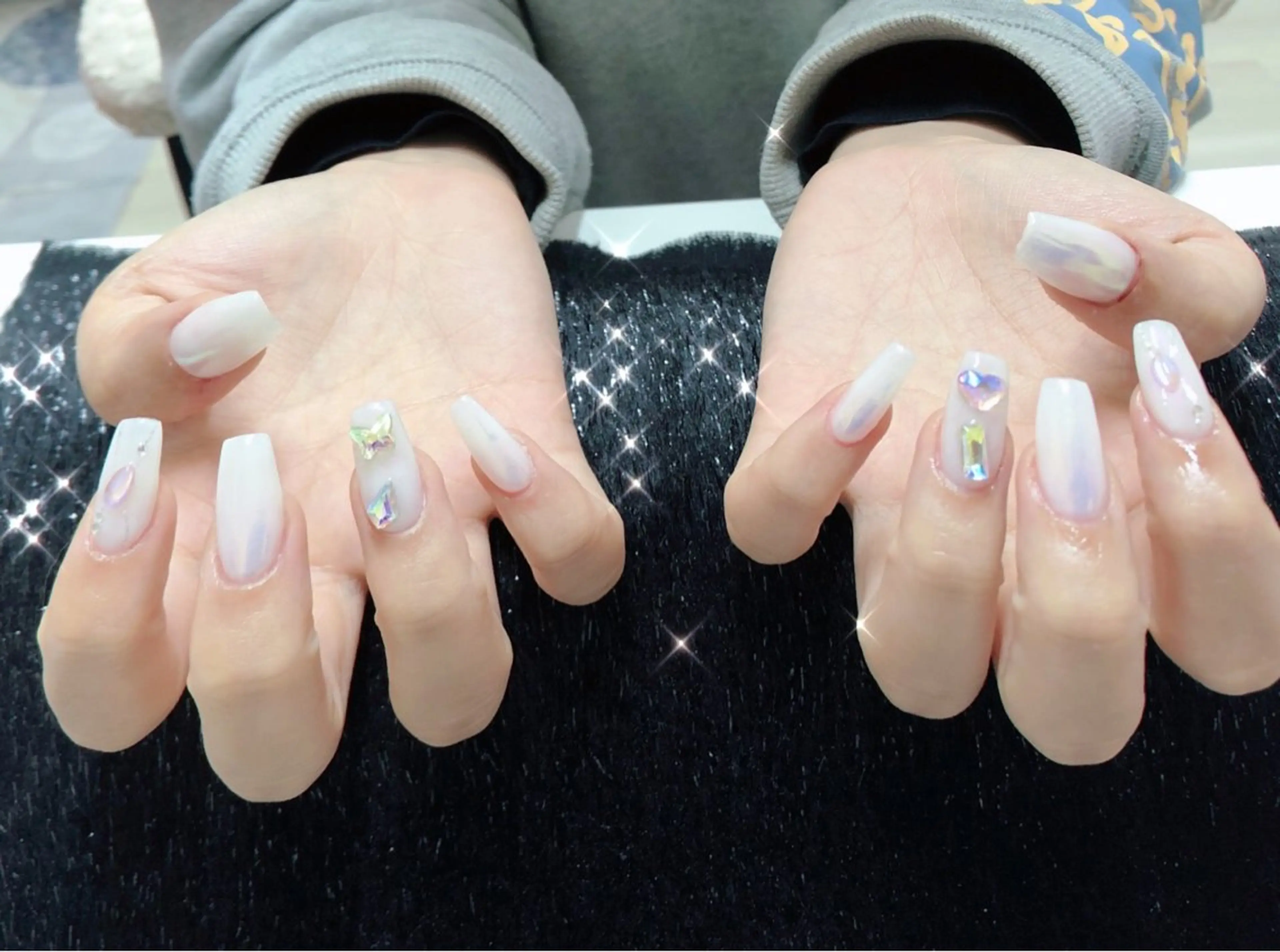 ネイル 長さ出し フットネイル フレンチネイル ジェルネイル ハート ハンドネイル ハンドケア 大門浜松町 ネイルのネイルデザイン