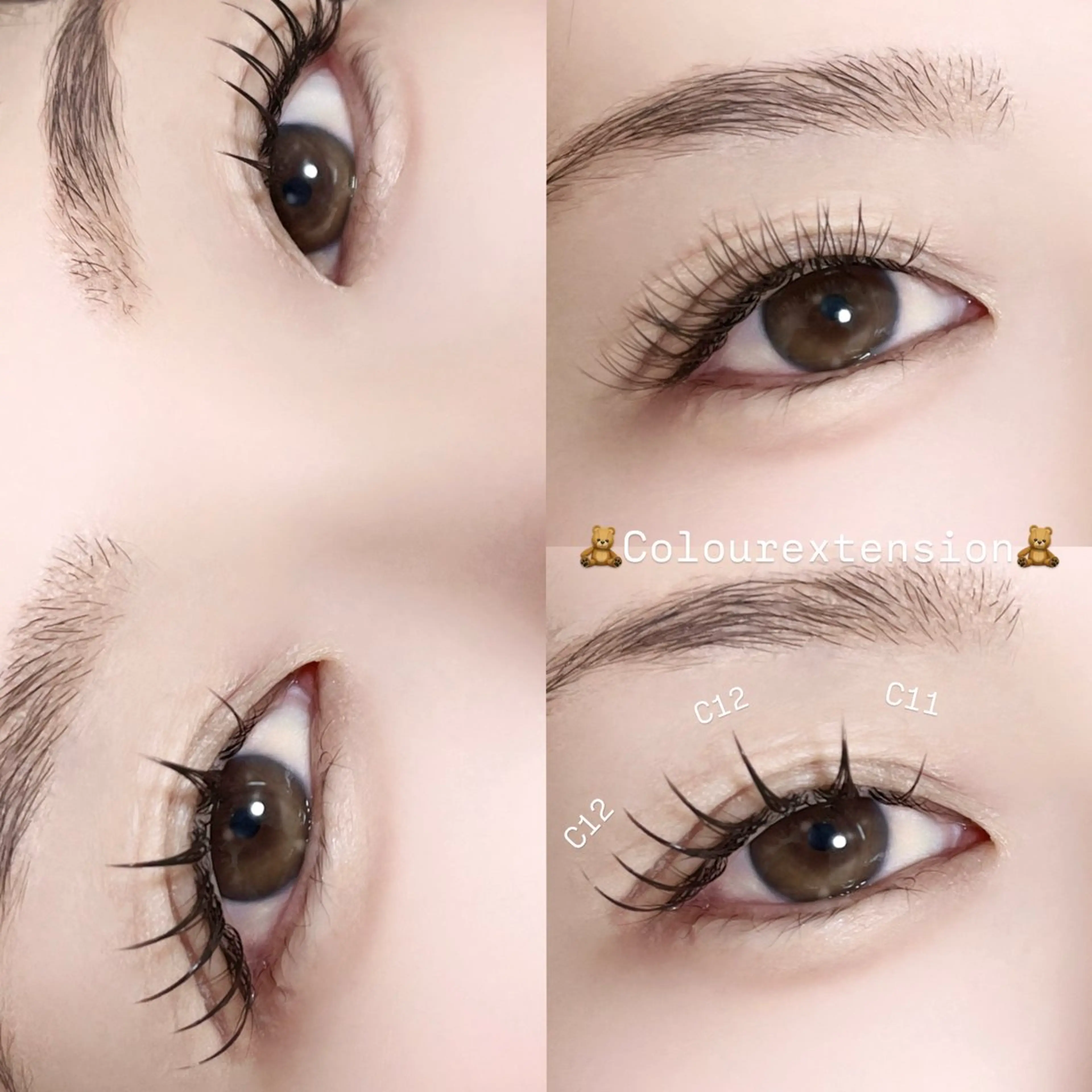 マツエク・マツパ Cカール カラーマツエク BOND STORY nail & eyelash所属・BONDSTORY ユウリの眉毛・アイブロウイメージ