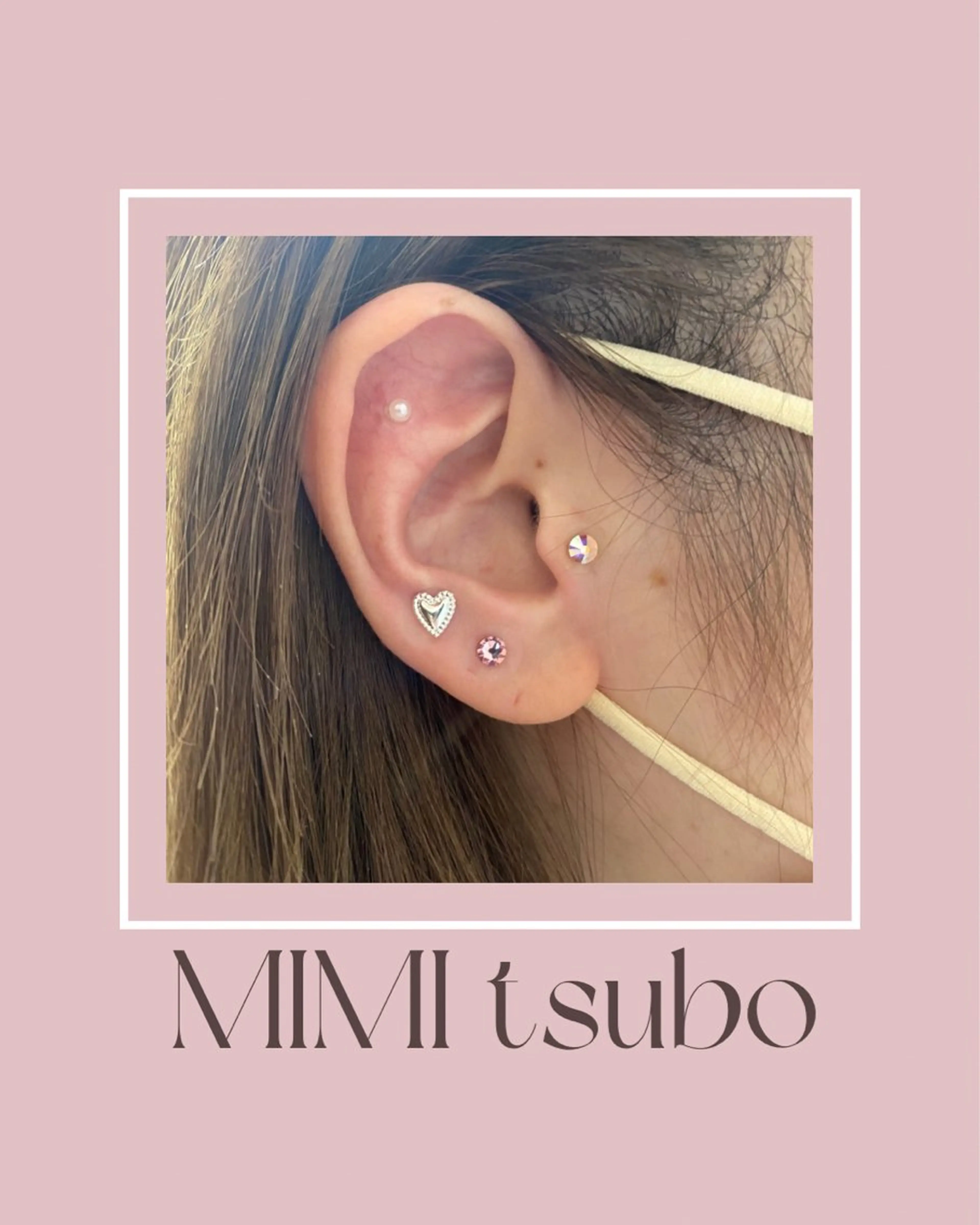 耳ツボジュエリーの写真