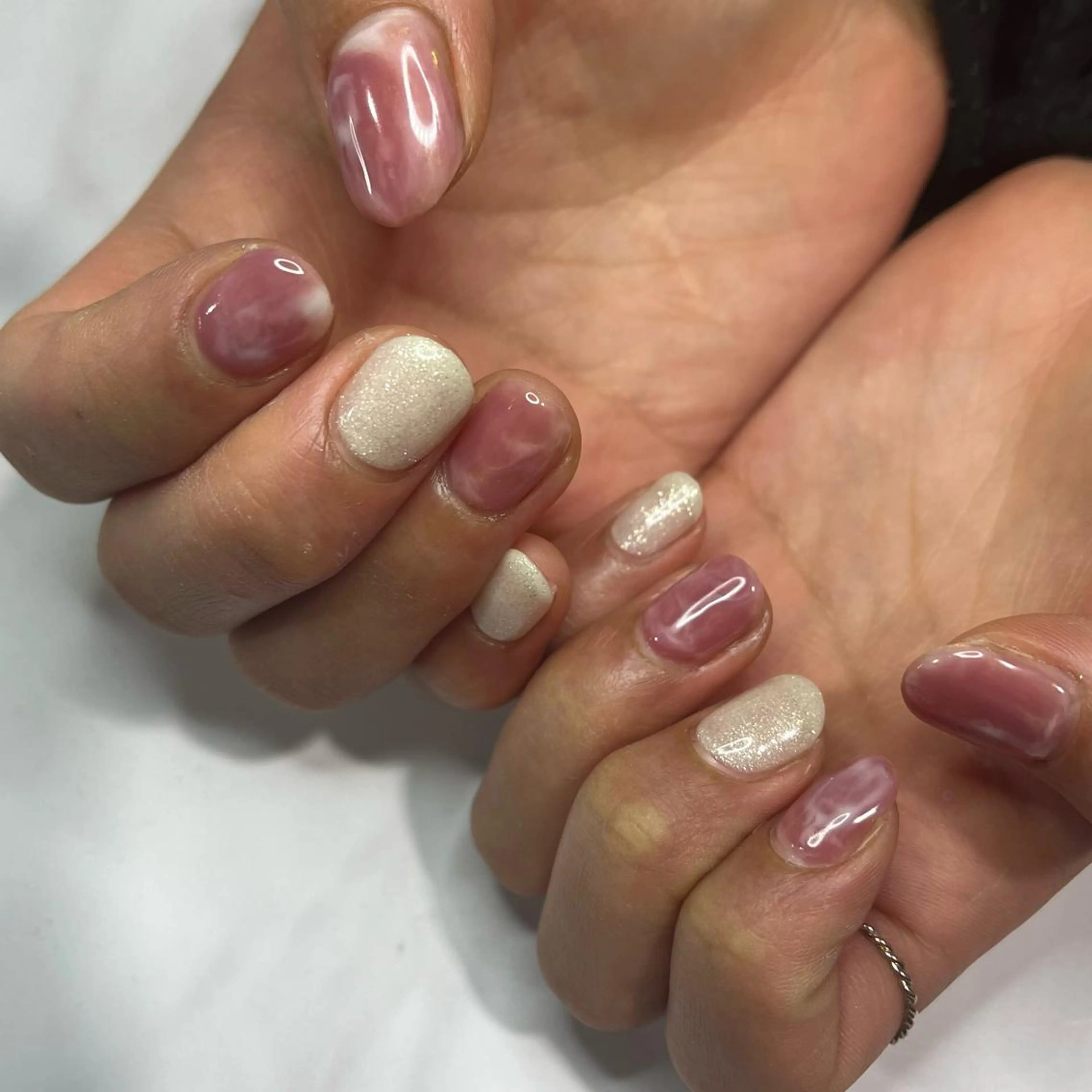 ネイル ハンドネイル 🤎Two ERI🤎のネイルデザイン