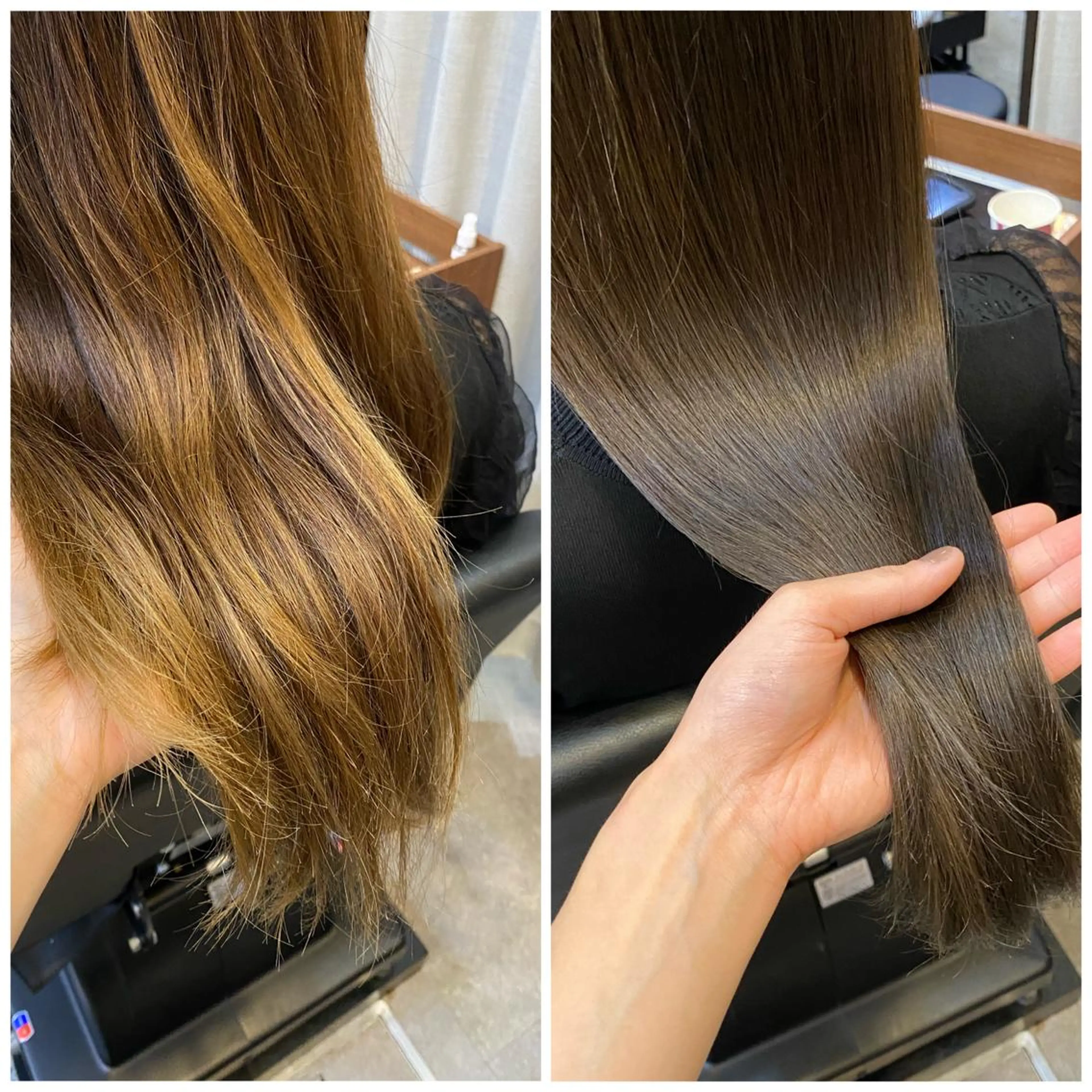 ロング アッシュ トリートメント youres hair 髪質改善トリートメント&ヘッドスパ　恵比寿本店【ユアーズ　ヘア】所属・✨美髪エステ✨ 佐々木みなみのヘアスタイル