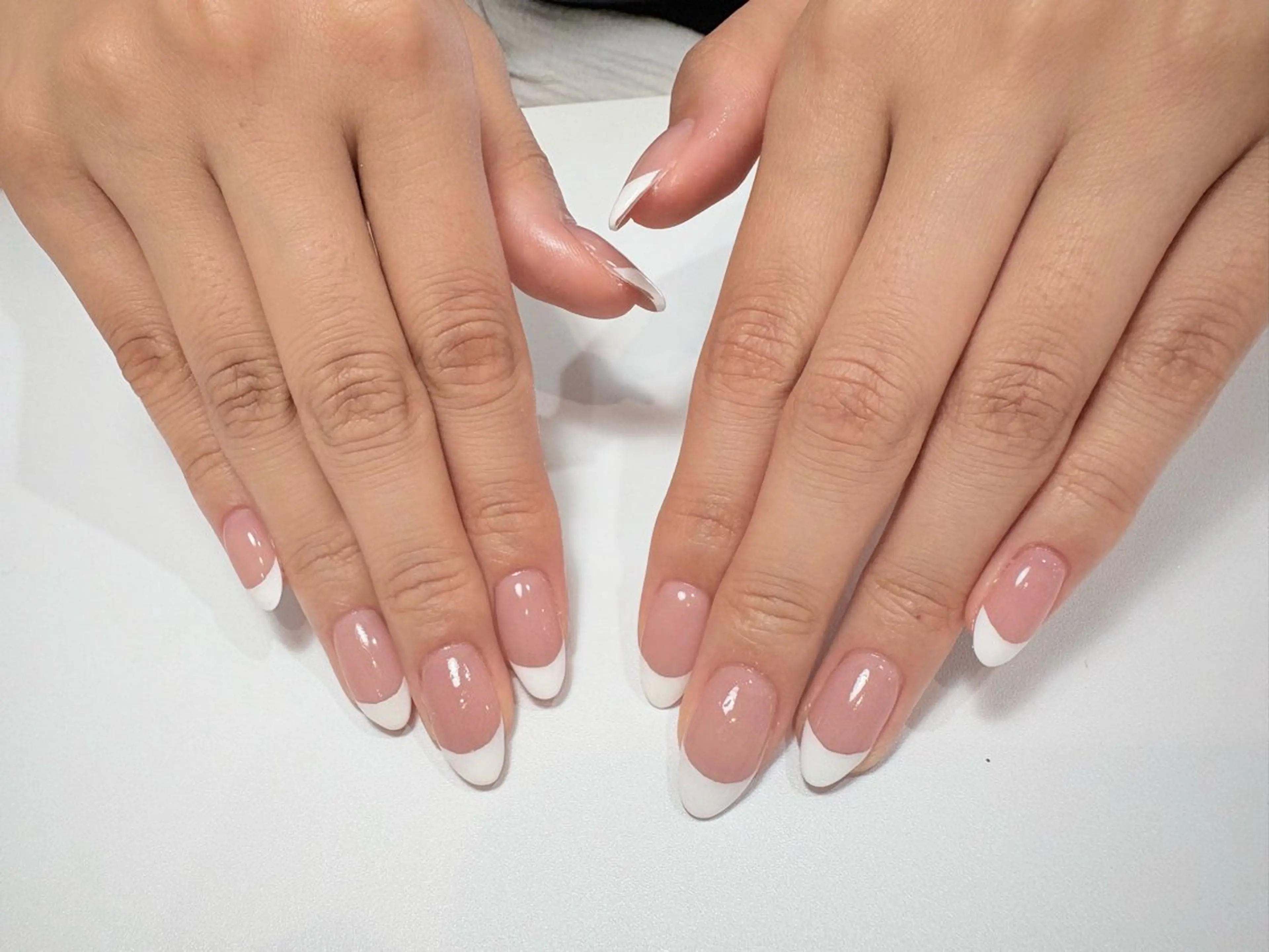 フレンチ(ワンカラーベース)オフなしの写真