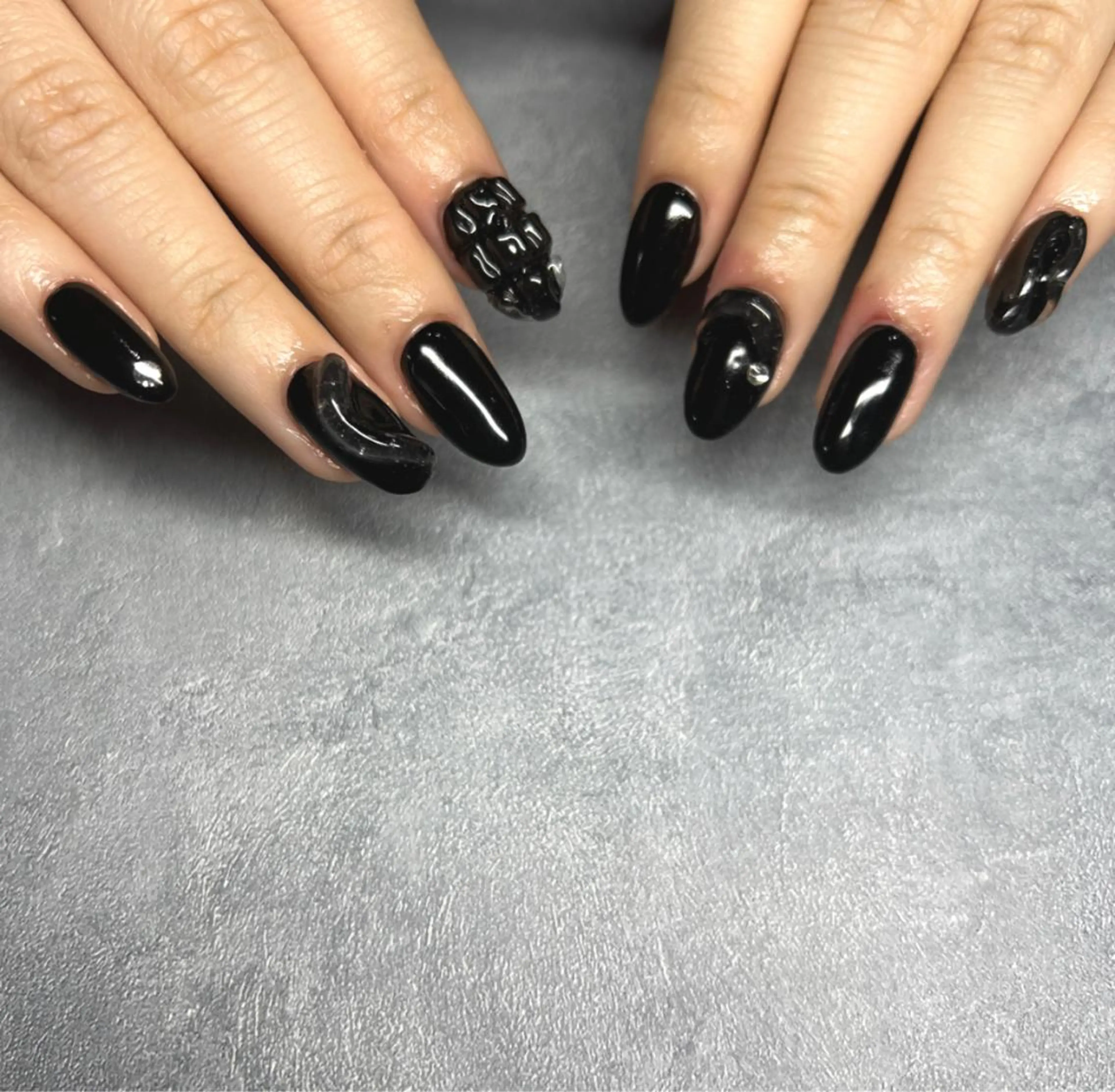 ネイル フレンチネイル ジェルネイル 韓国ネイル 持ち込み パラジェル LeaLea nails.のネイルデザイン