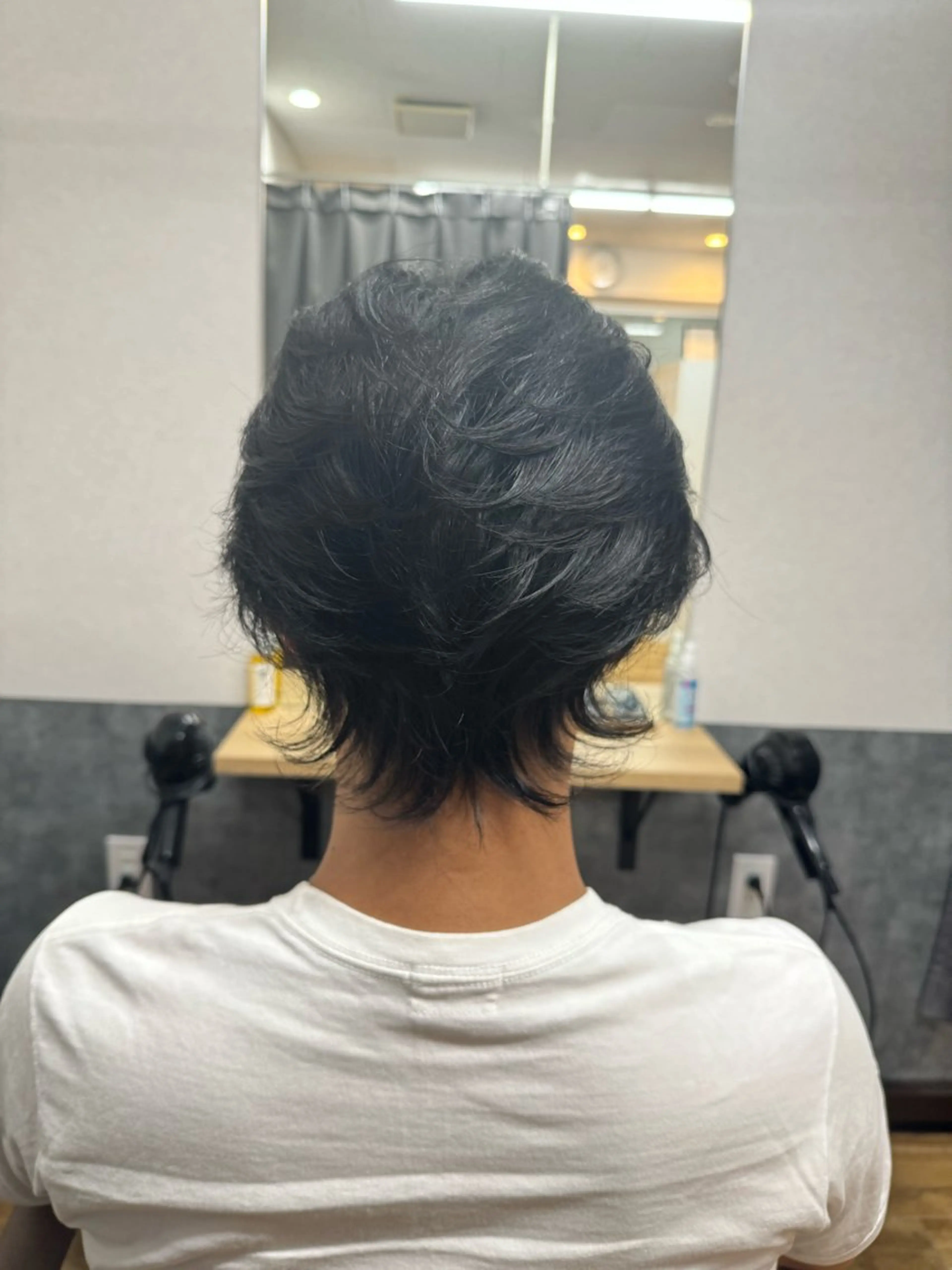 カラー メンズ アッシュ アッシュブラック 黒髪 TELAHAIR南流山店所属・TERA  HAIR HARUのヘアスタイル