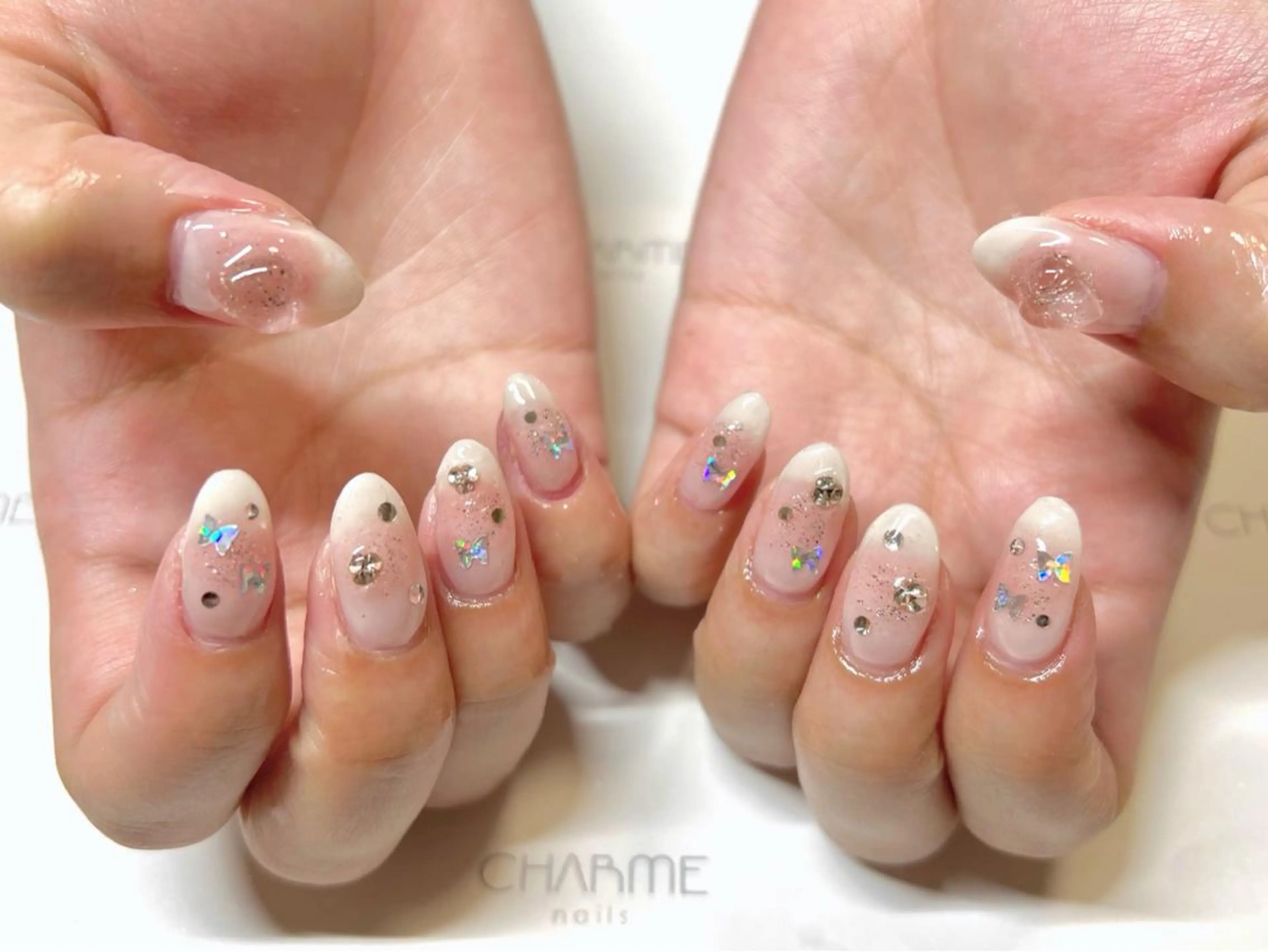 ネイル チークネイル ハンドネイル CHARME 🤎〔RINA〕のネイルデザイン