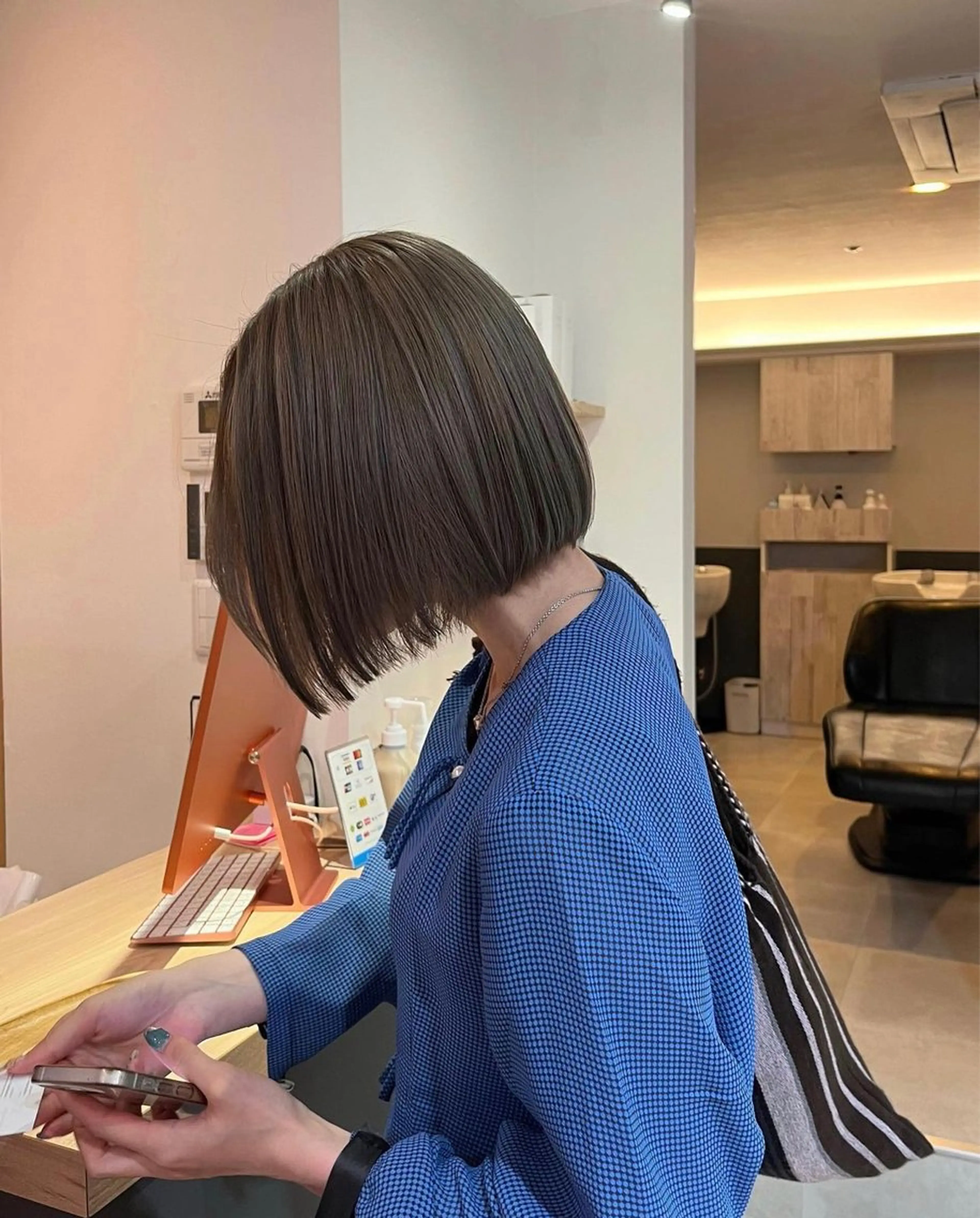 ショート カラー ベージュカラー Neale. ユメのヘアスタイル